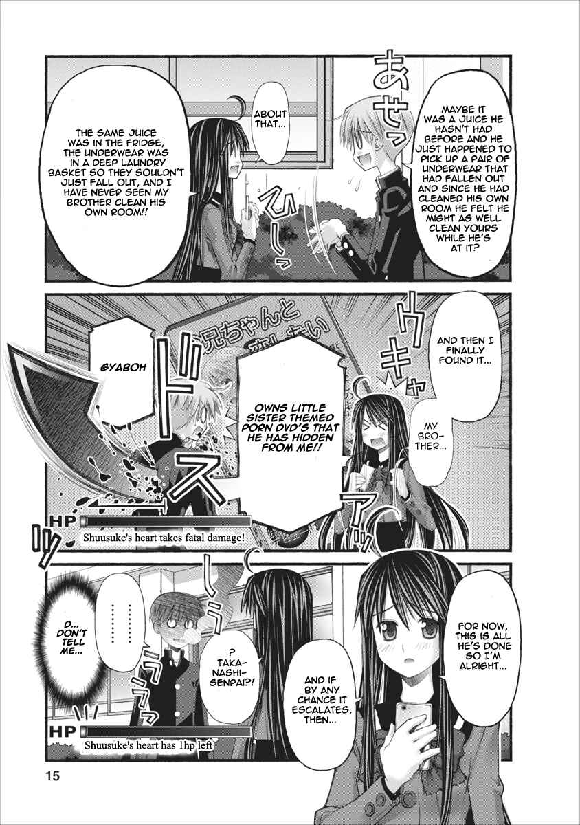 Page 15 Chapter 67 Onii-chan no Koto Nanka Zenzen Suki ja Nain da Kara ne!!