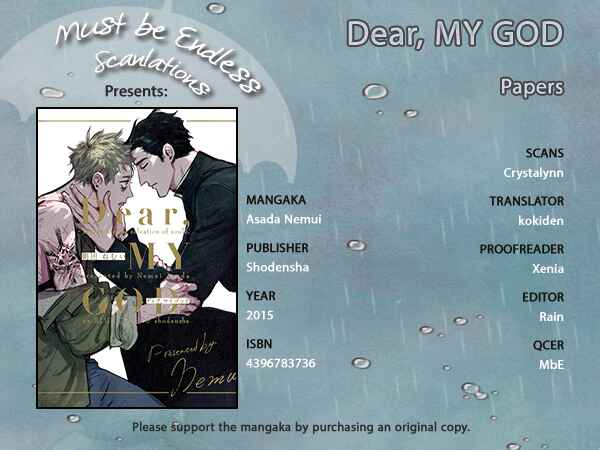 Page 1 Chapter 4.5 Dear, My God