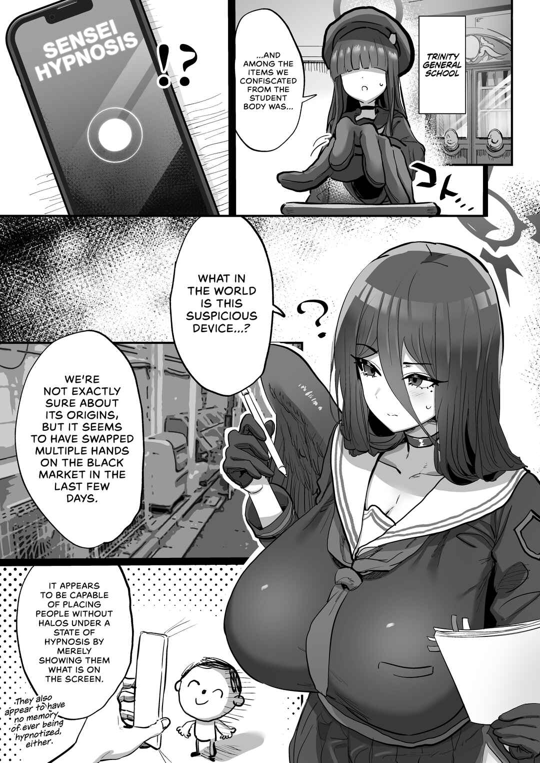 Page 2 Chapter Unknown_3119 Blue Archive - Using A Smartphone App To Hypnotize Sensei