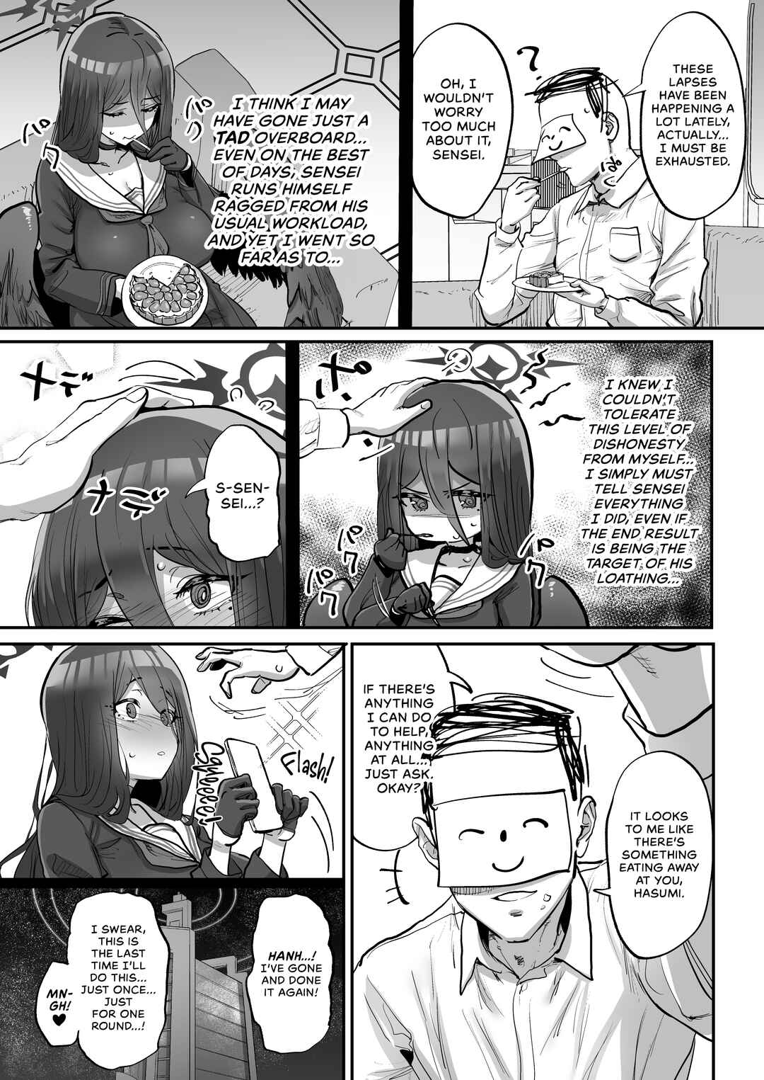 Page 22 Chapter Unknown_3119 Blue Archive - Using A Smartphone App To Hypnotize Sensei