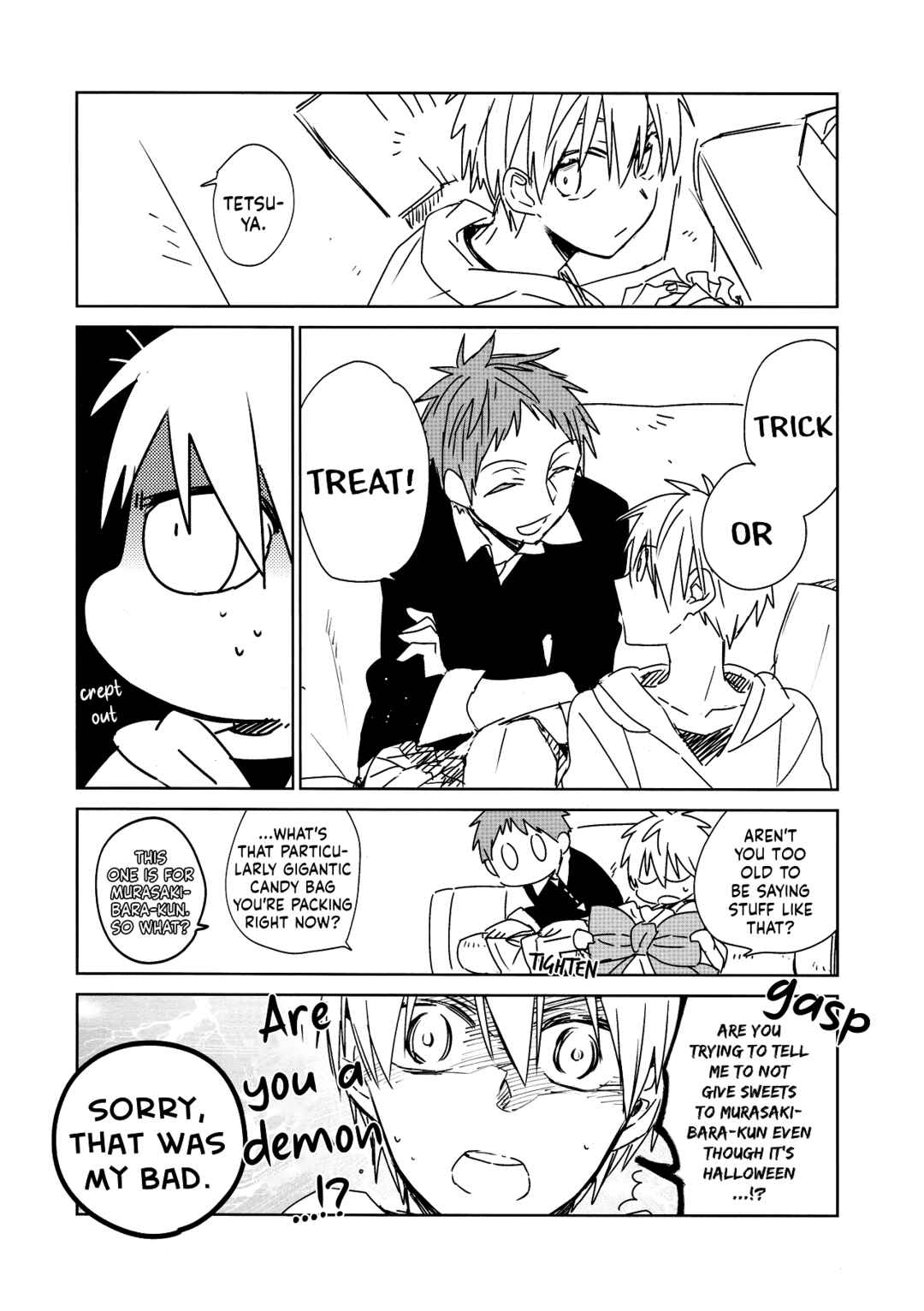 Page 5 Chapter Unknown_5aef Kurokos Basketball - Trick & Treat! (Doujinshi)