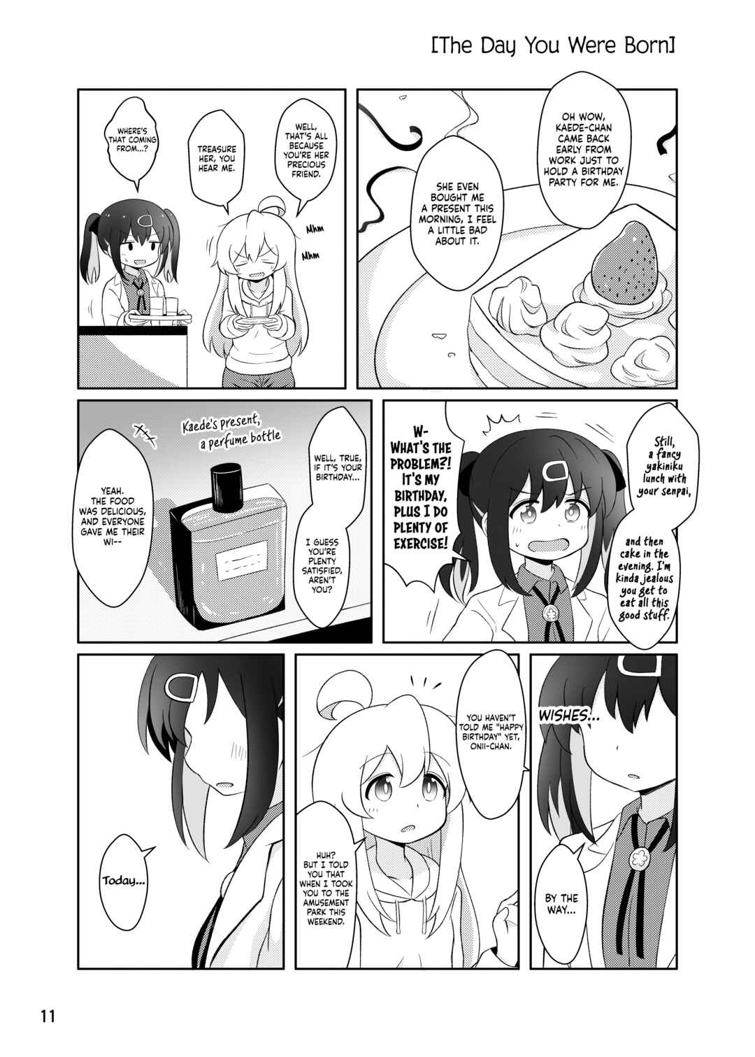 Page 11 Chapter Unknown_edb2 Onii-chan wa Oshimai! - Watashi ga Mitsuketa Tatta Hitotsu no Kantan na Kotae (Doujinshi)