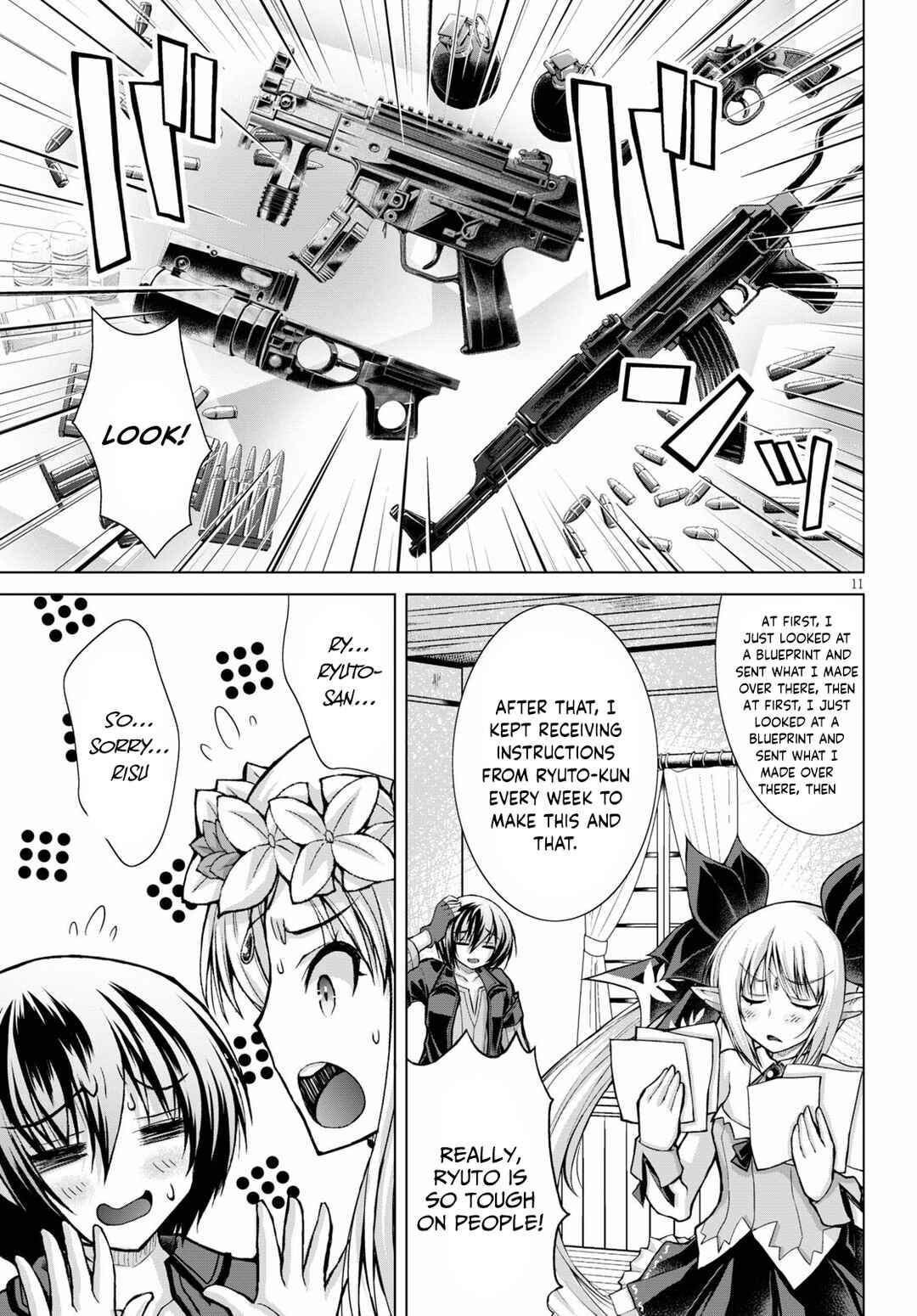 Page 12 Chapter 74 Gun-Ota ga Mahou Sekai ni Tensei shitara, Gendai Heiki de Guntai Harem wo Tsukucchaimashita!?