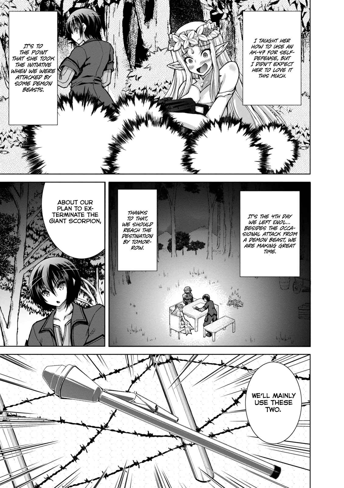 Page 5 Chapter 31 Gun-Ota ga Mahou Sekai ni Tensei shitara, Gendai Heiki de Guntai Harem wo Tsukucchaimashita!?