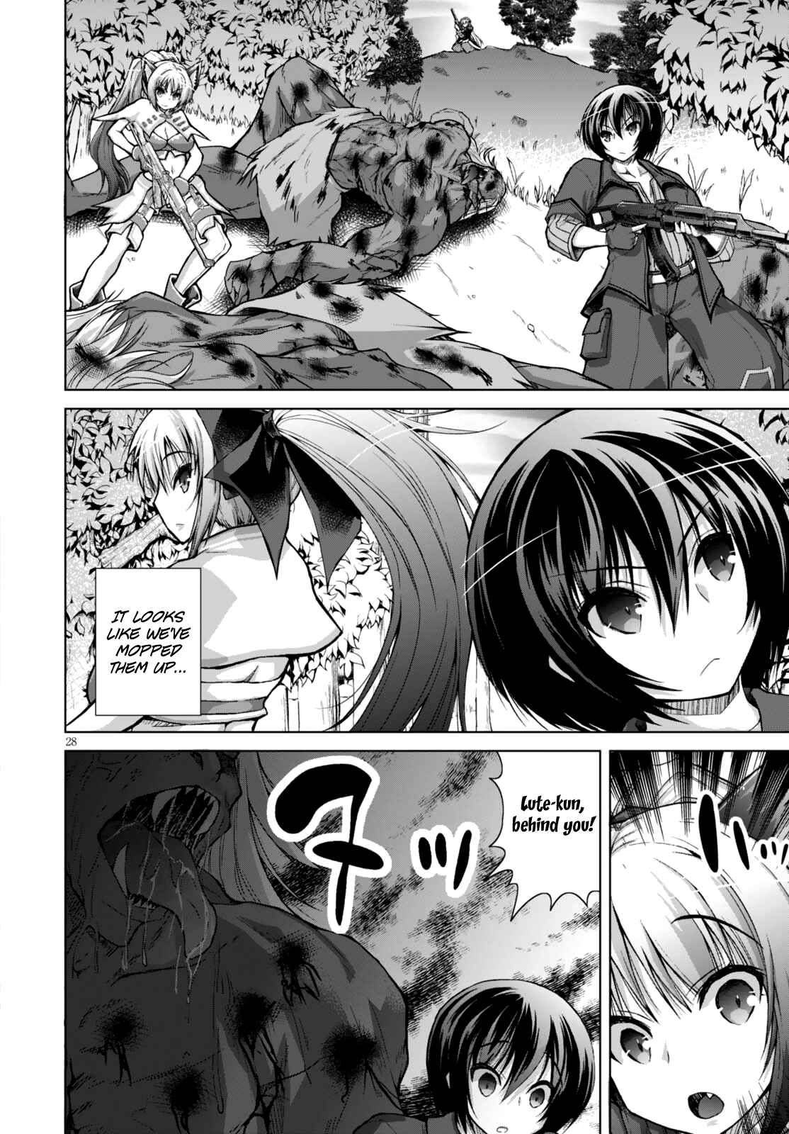 Page 28 Chapter 27 Gun-Ota ga Mahou Sekai ni Tensei shitara, Gendai Heiki de Guntai Harem wo Tsukucchaimashita!?