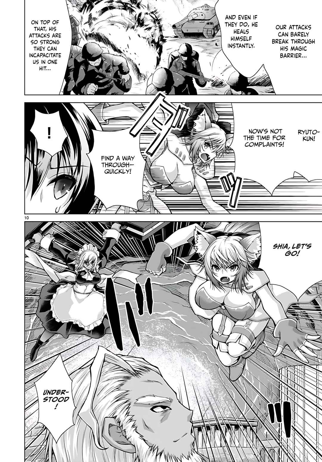 Page 10 Chapter 78 Gun-Ota ga Mahou Sekai ni Tensei shitara, Gendai Heiki de Guntai Harem wo Tsukucchaimashita!?