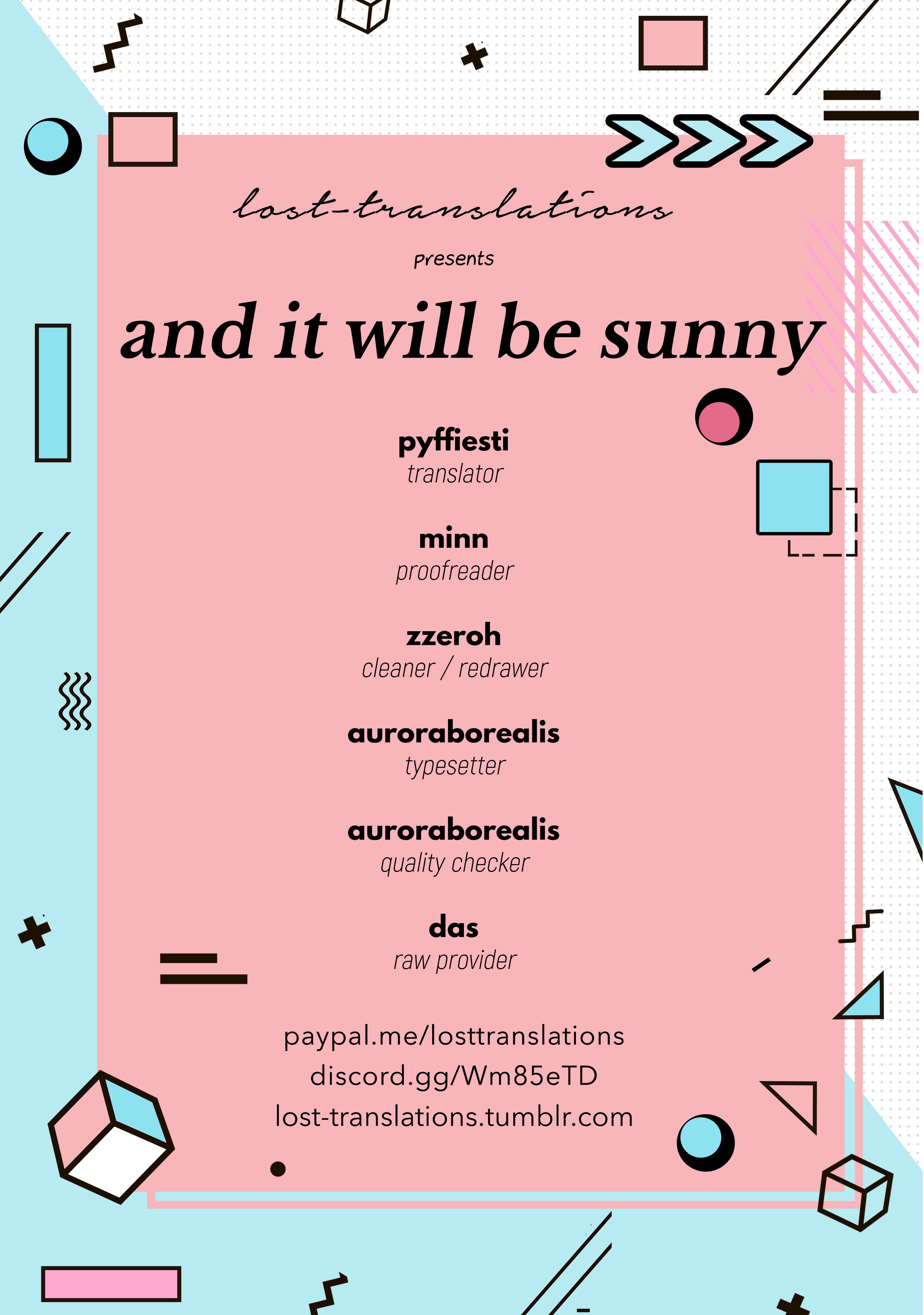 Page 1 Chapter 8 And It Will Be Sunny