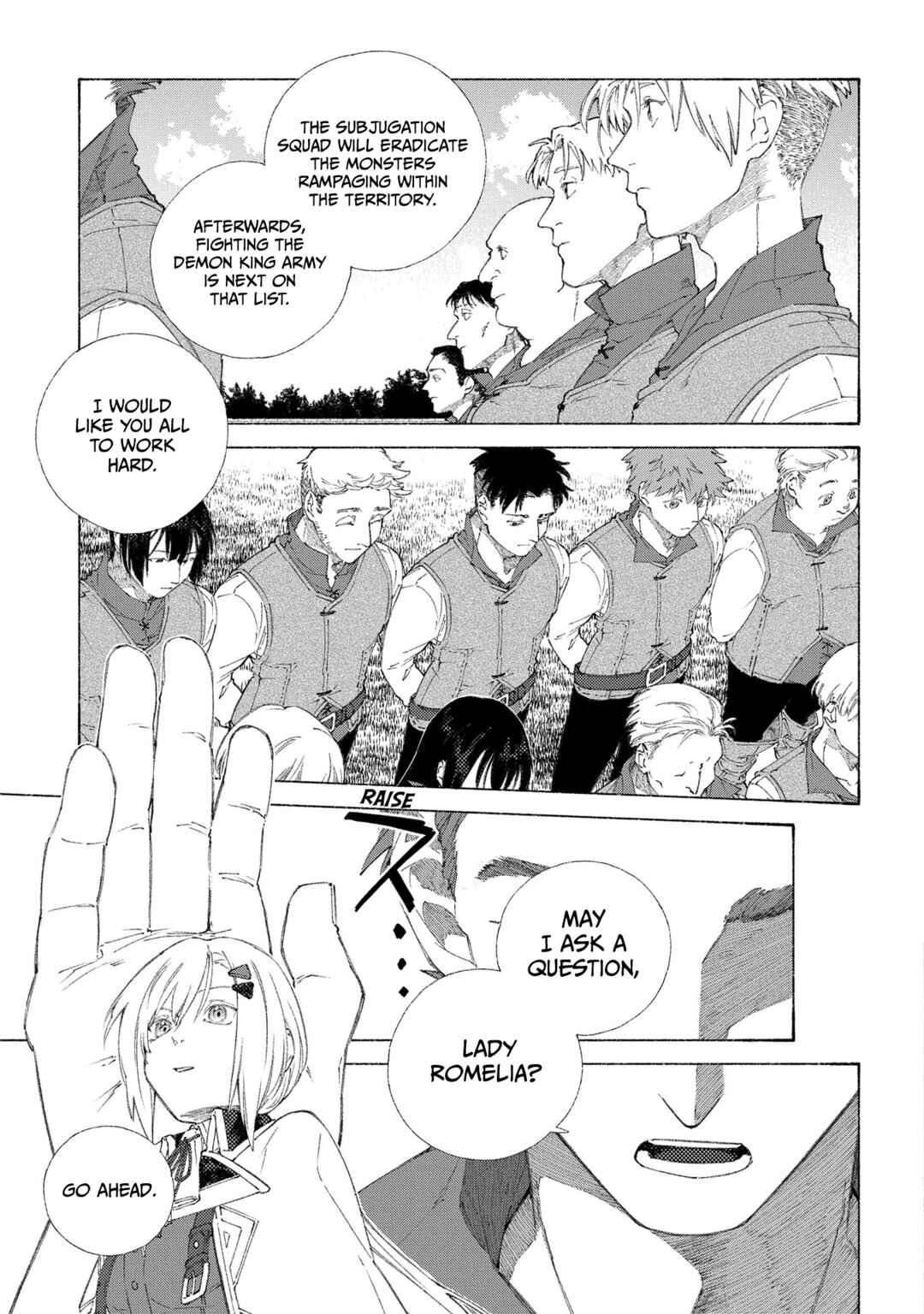 Page 12 Chapter 2 Romelia Senki ~Maou wo Taoshita Ato mo Jinrui Yabasou Dakara Guntai Soshiki Shita~