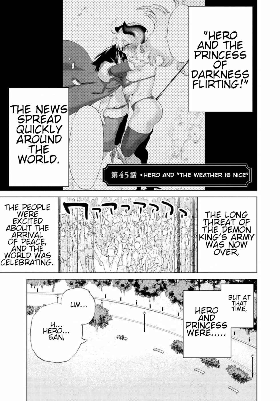 Page 1 Chapter 45 Yuusha to Maou no LoveCom