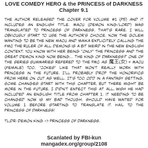 Page 6 Chapter 9.1 Yuusha to Maou no LoveCom