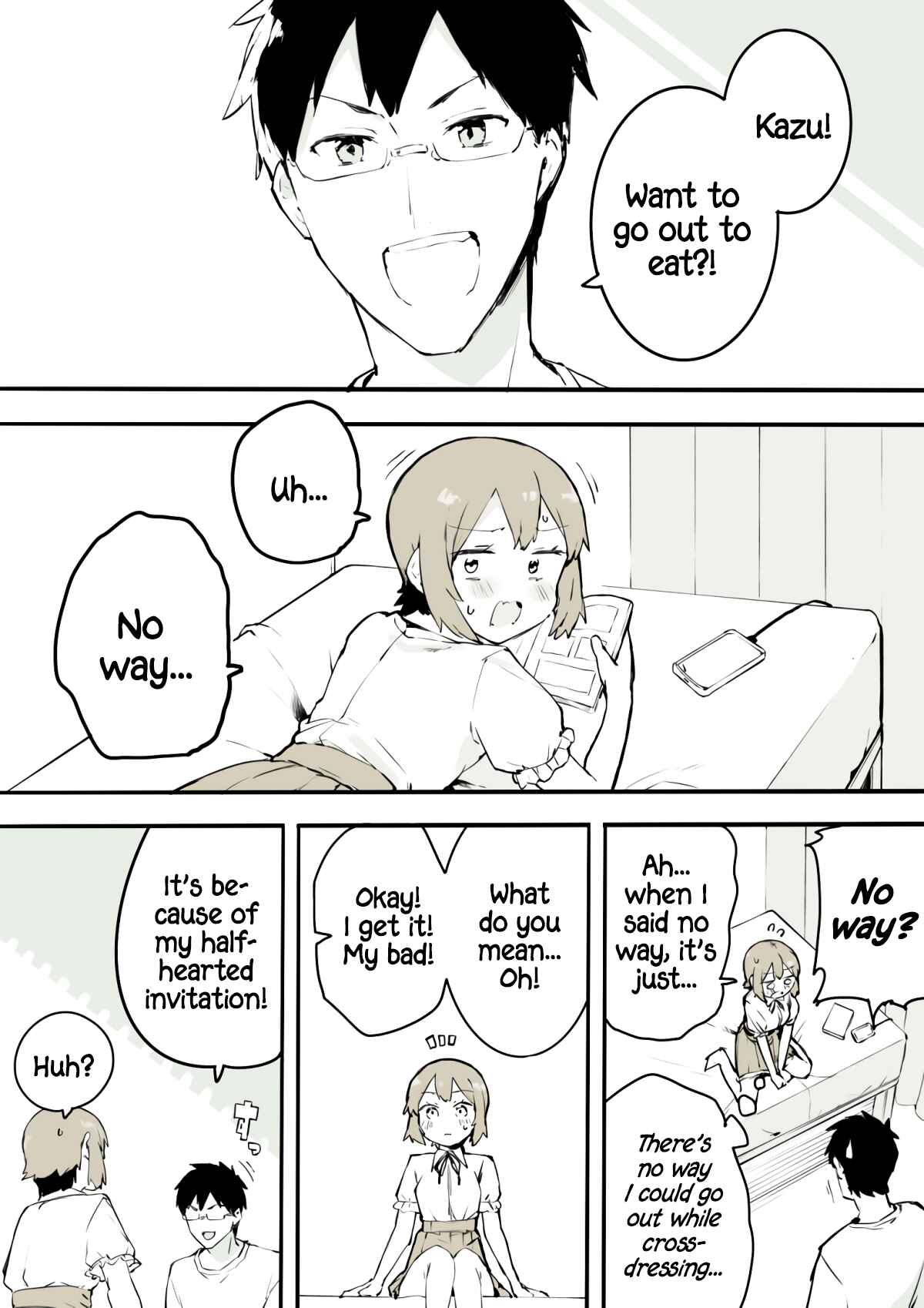 Page 1 Chapter 5 Josou wo Yamerarenaku Naru Otokonoko no Hanashi