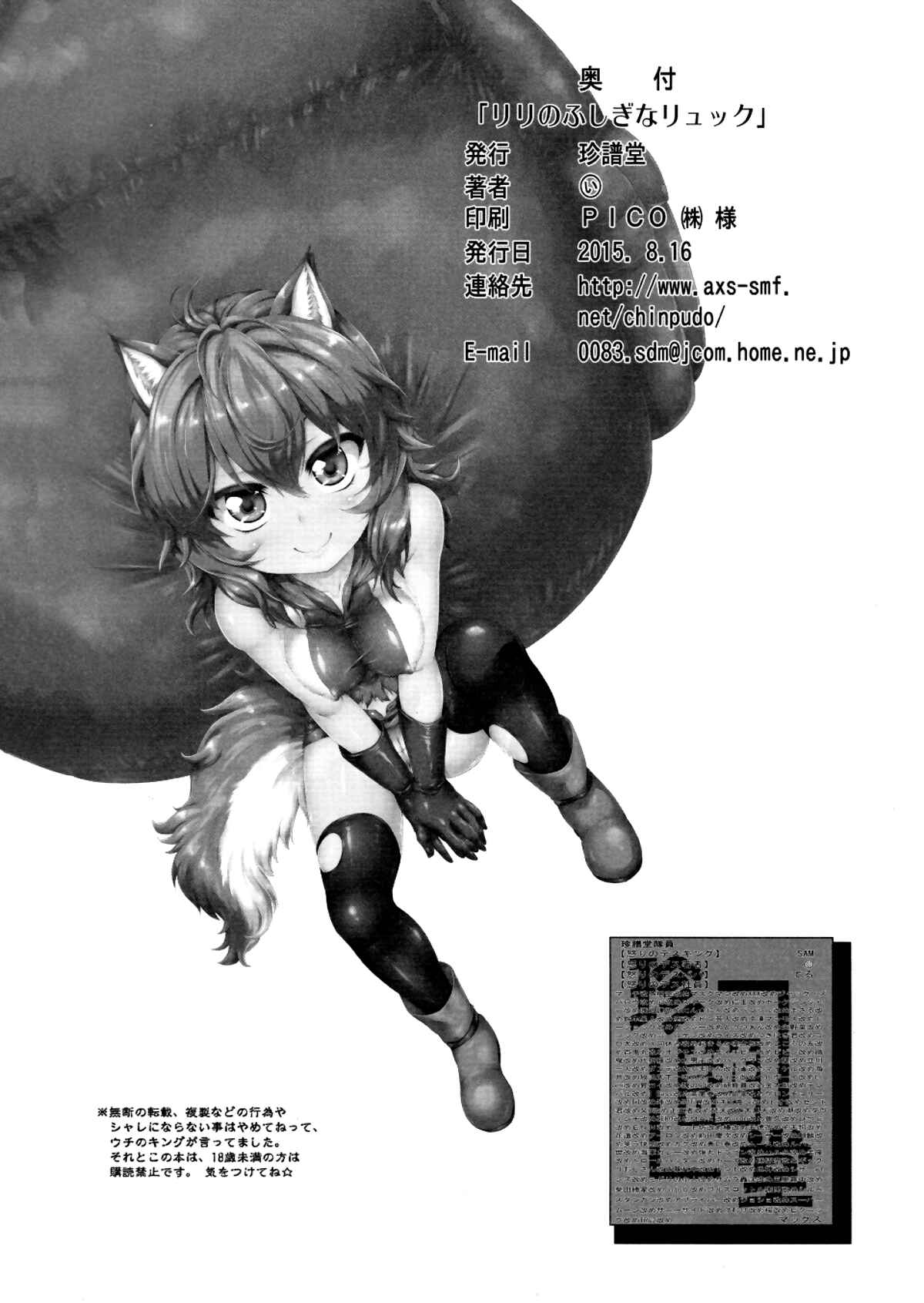 Page 17 Chapter Unknown_cd81 Dungeon ni Deai o Motomeru no wa Machigatteiru Darou ka - Lili no Fushigi na Ryukku (Doujinshi)