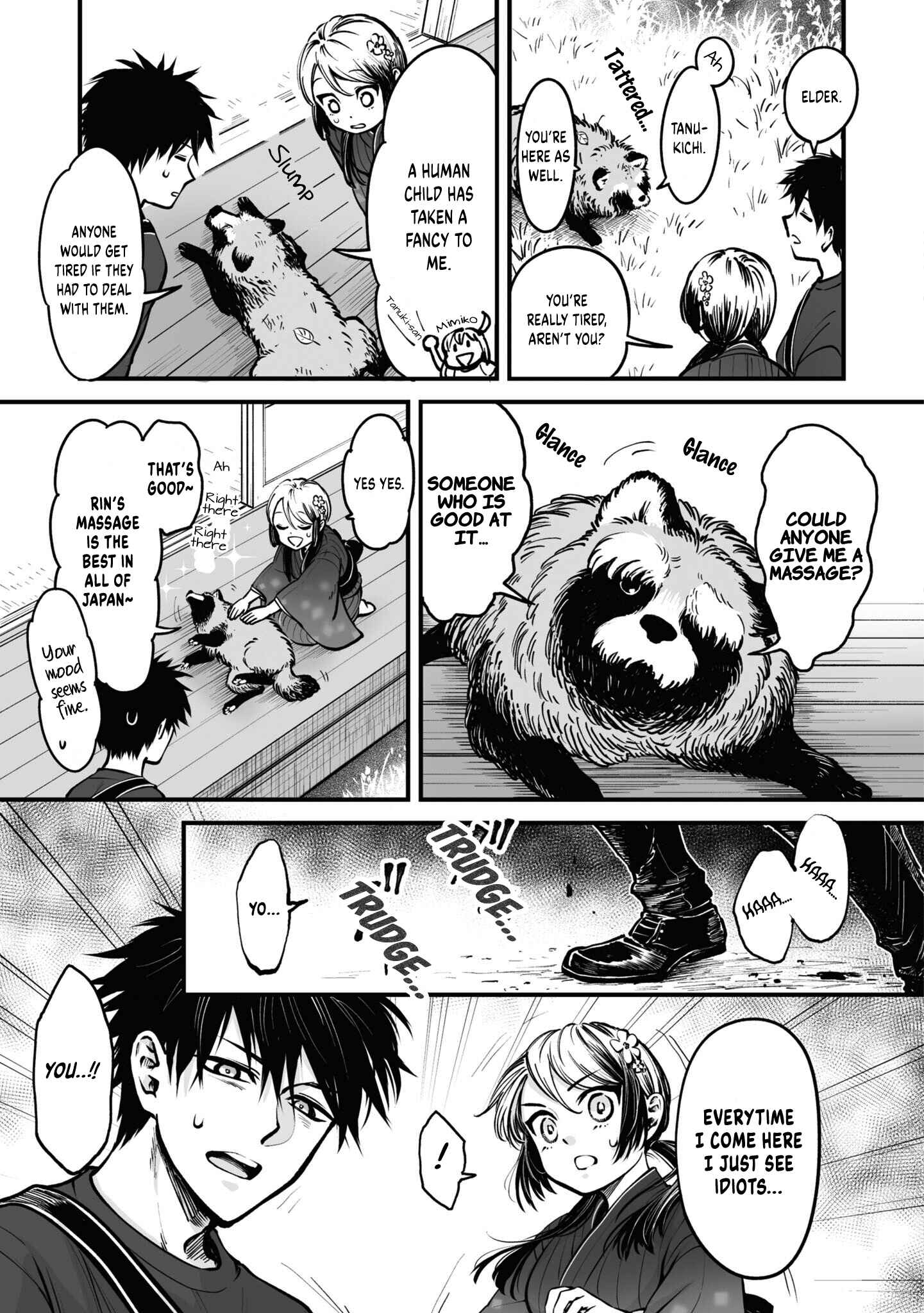 Page 4 Chapter 12 Omae, Tanuki ni Naranee ka?