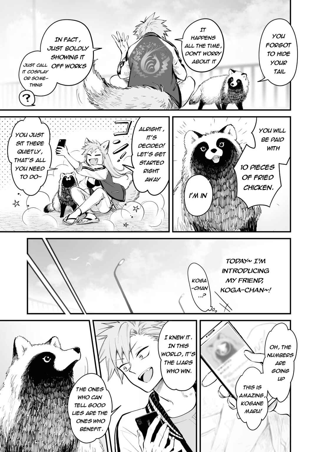 Page 9 Chapter 22 Omae, Tanuki ni Naranee ka?