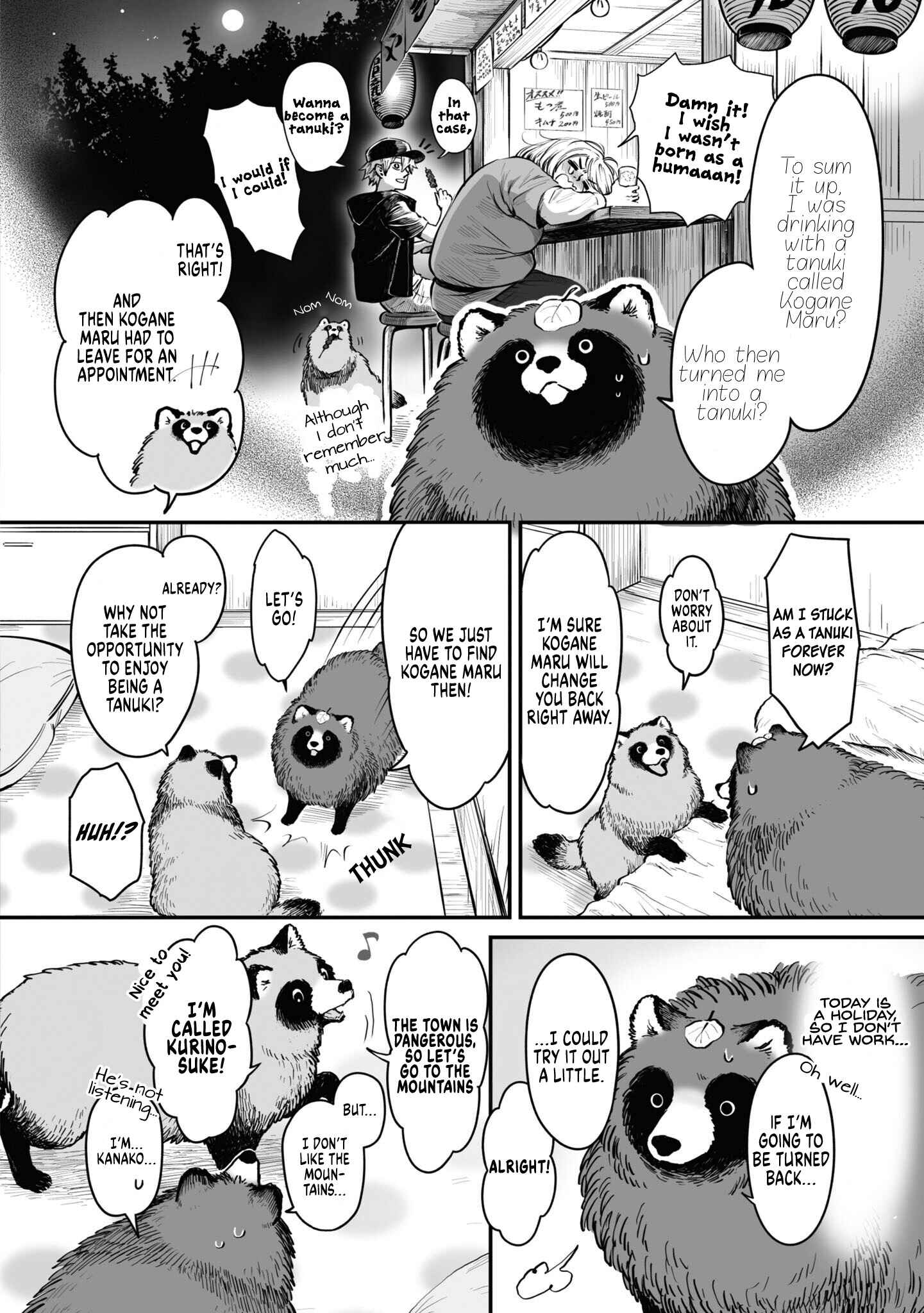 Page 3 Chapter 15 Omae, Tanuki ni Naranee ka?