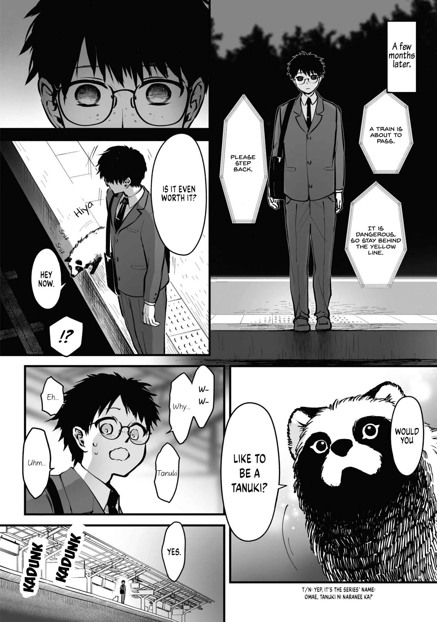Page 3 Chapter 13 Omae, Tanuki ni Naranee ka?