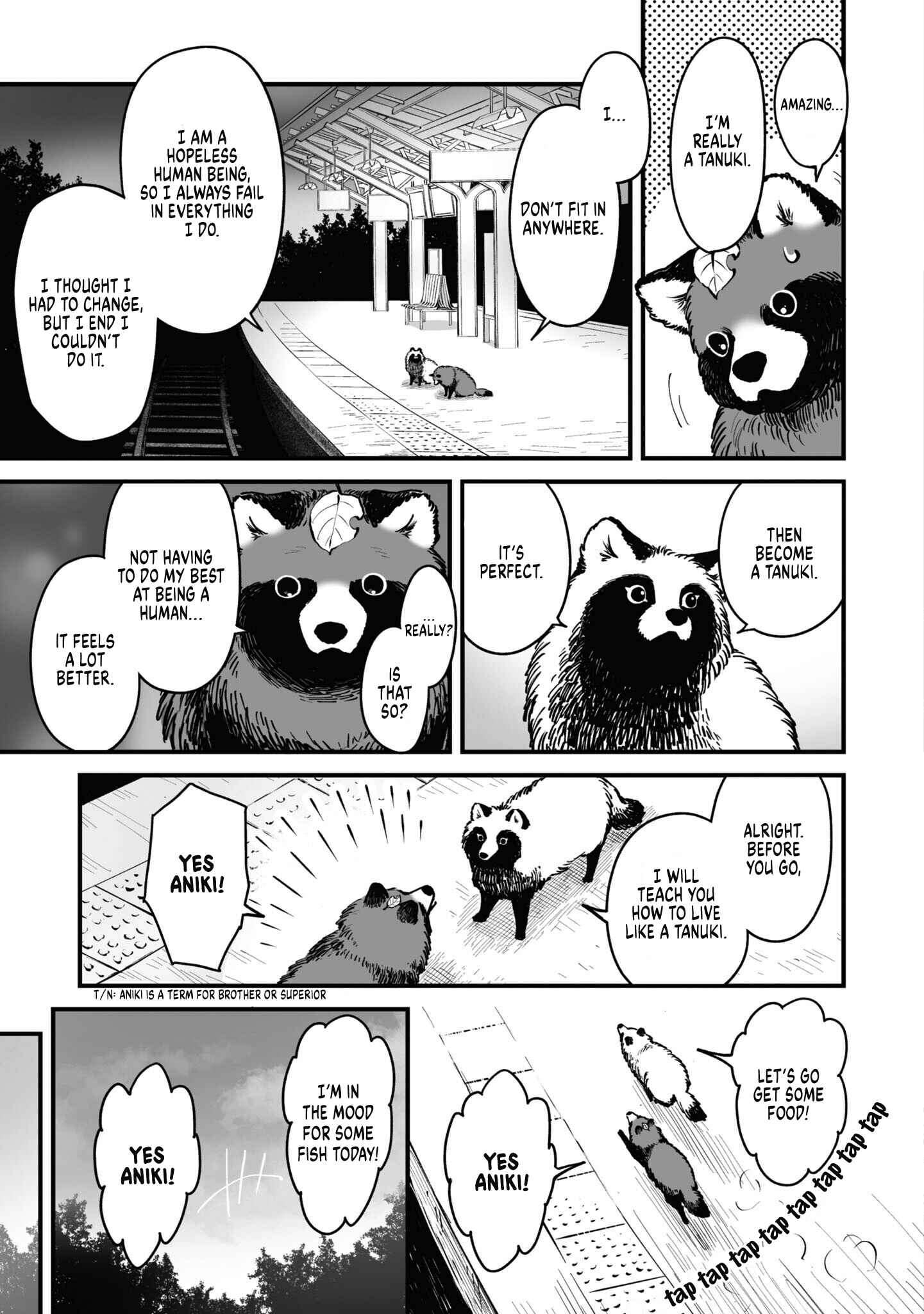 Page 4 Chapter 13 Omae, Tanuki ni Naranee ka?