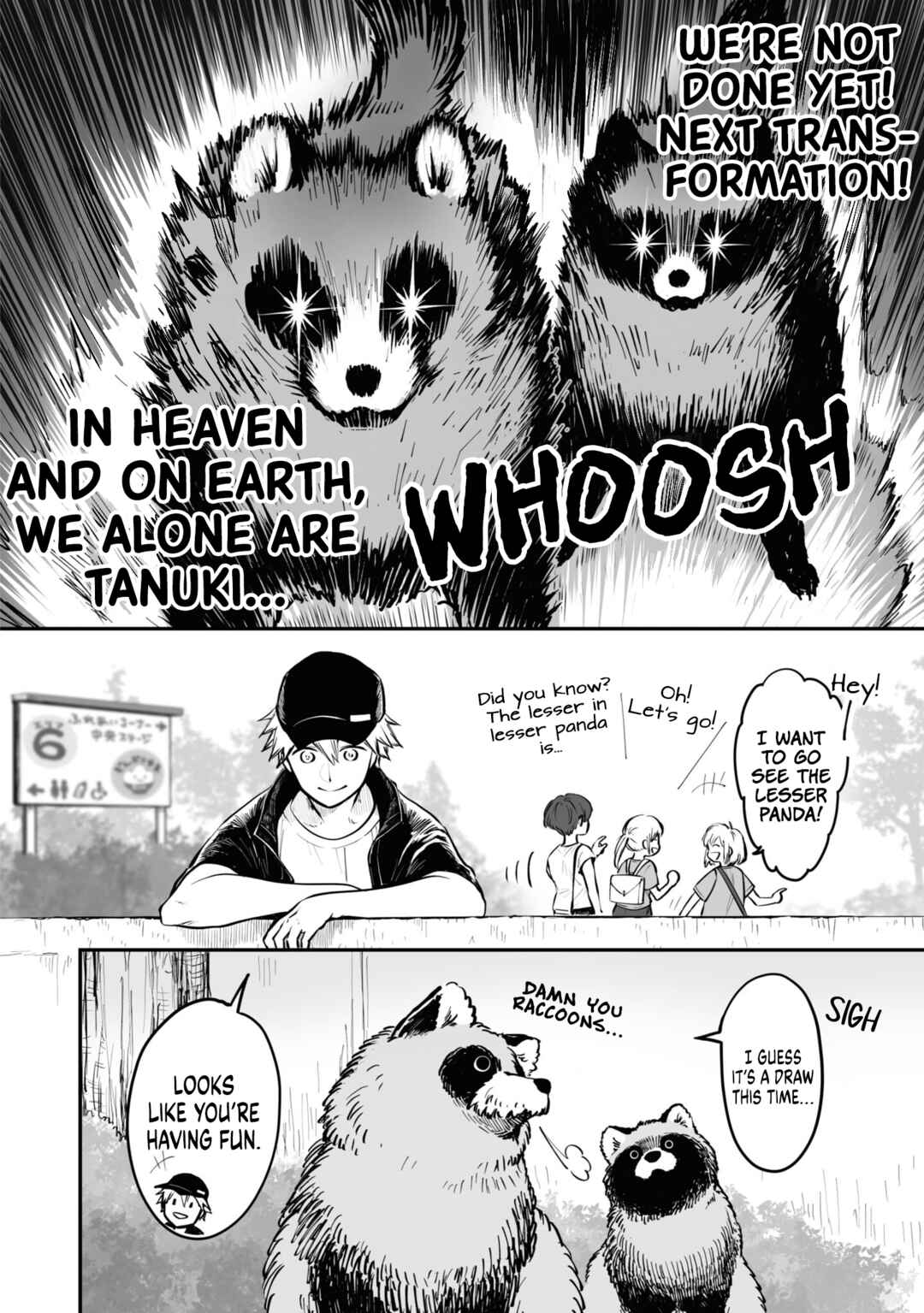 Page 4 Chapter 20 Omae, Tanuki ni Naranee ka?