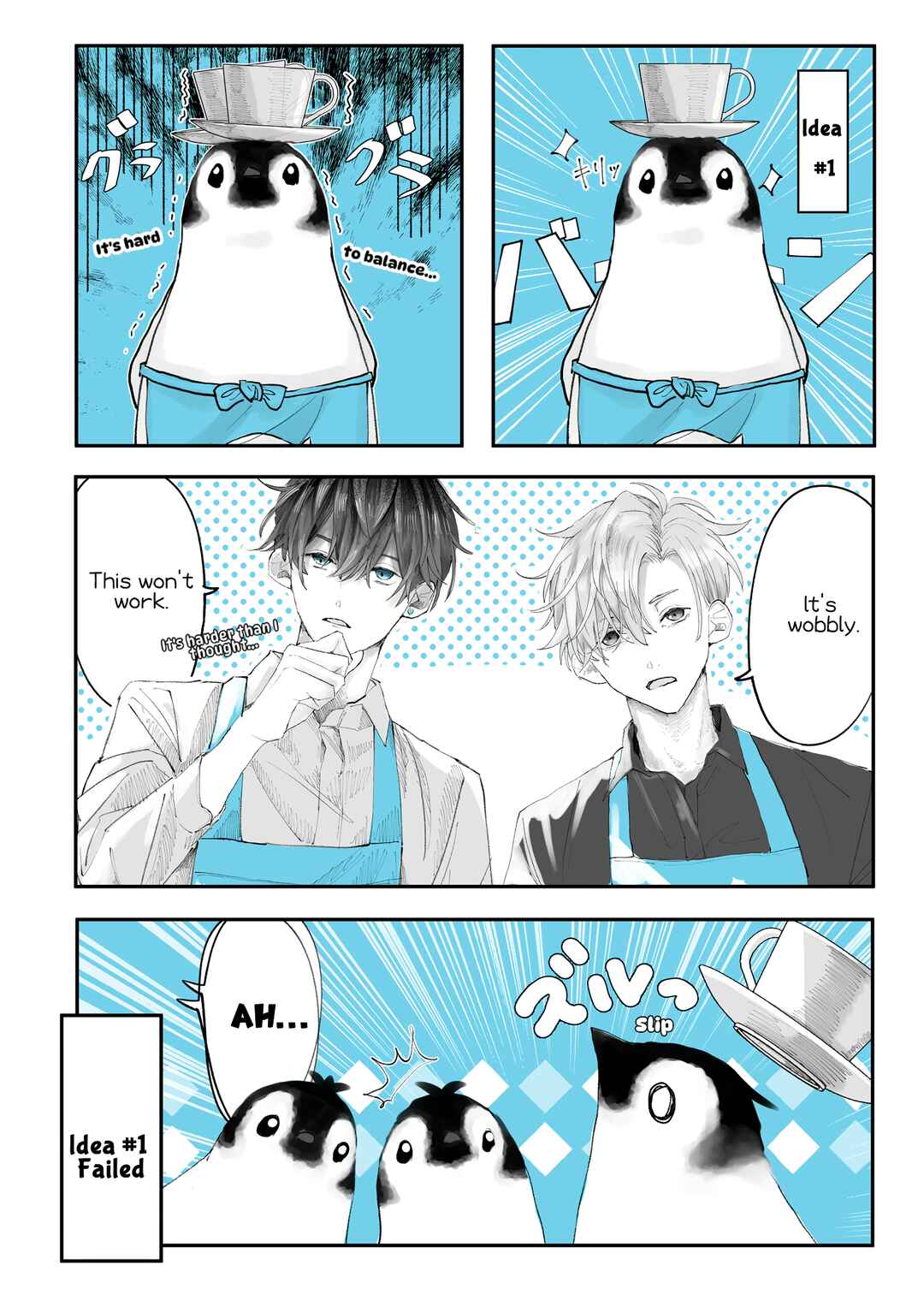 Page 3 Chapter 3 Penguin Kissa wa Kyo mo Seiten