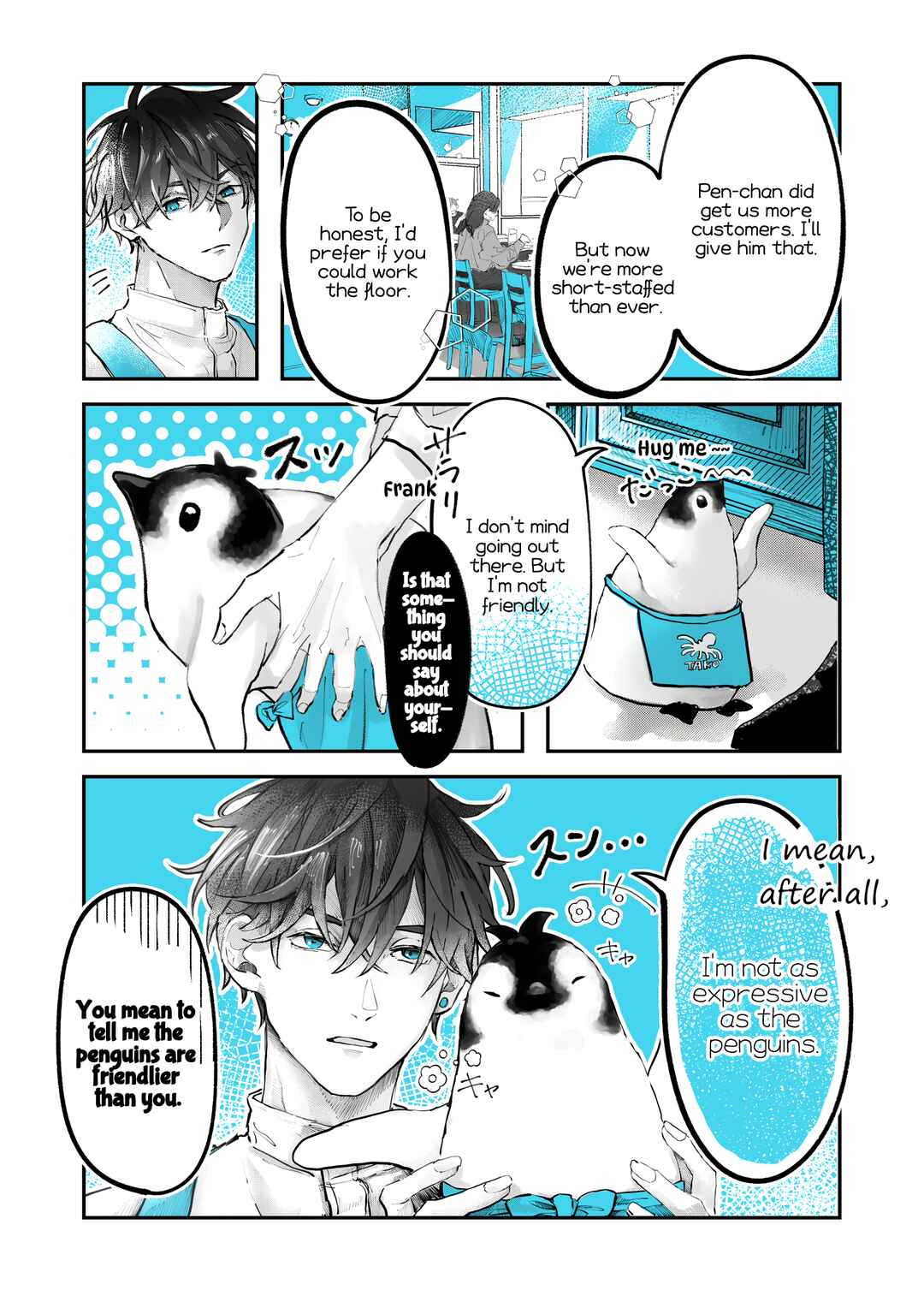 Page 3 Chapter 2 Penguin Kissa wa Kyo mo Seiten