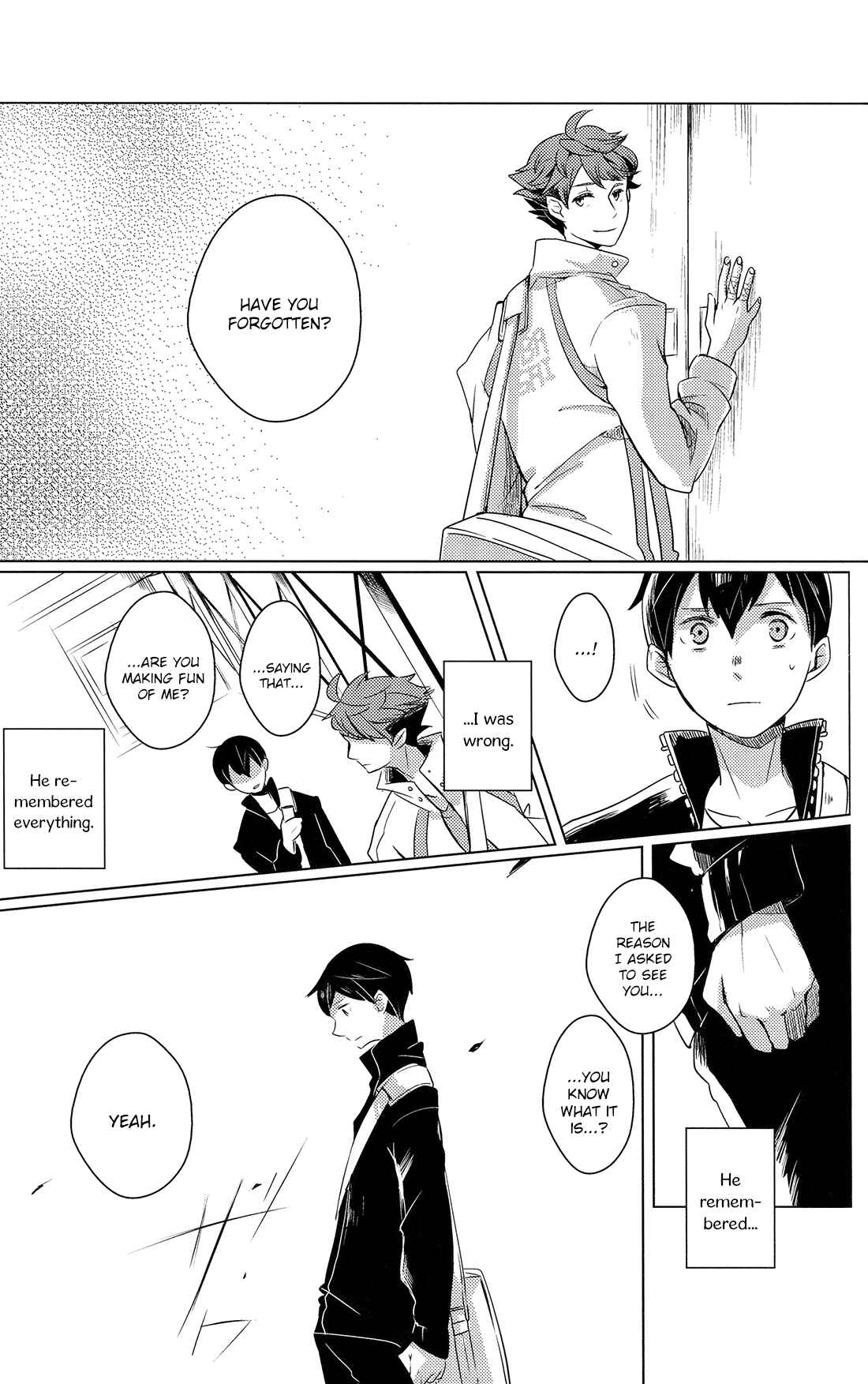 Page 22 Chapter Unknown_b3cb Haikyuu!! - Sakura no Ato (Doujinshi)
