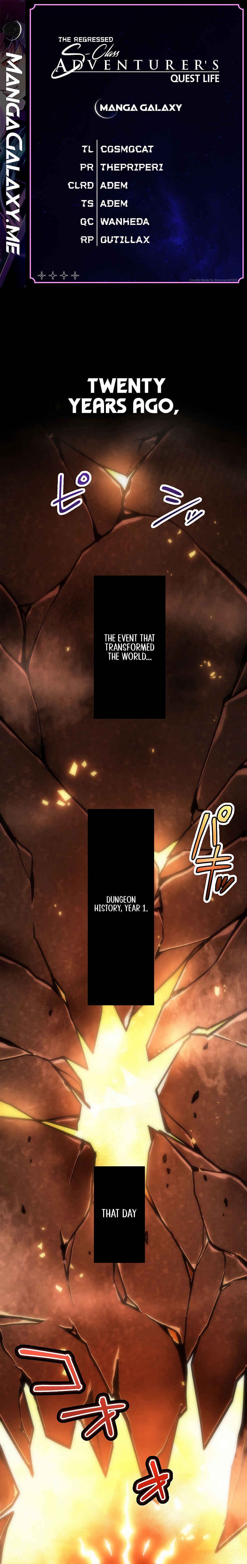 Page 1 Chapter 1 Kikanshita S-Kyuu Boukensha no Quest Seikatsu