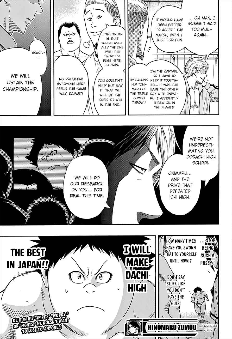 Page 21 Chapter 88 Hinomaru Sumo