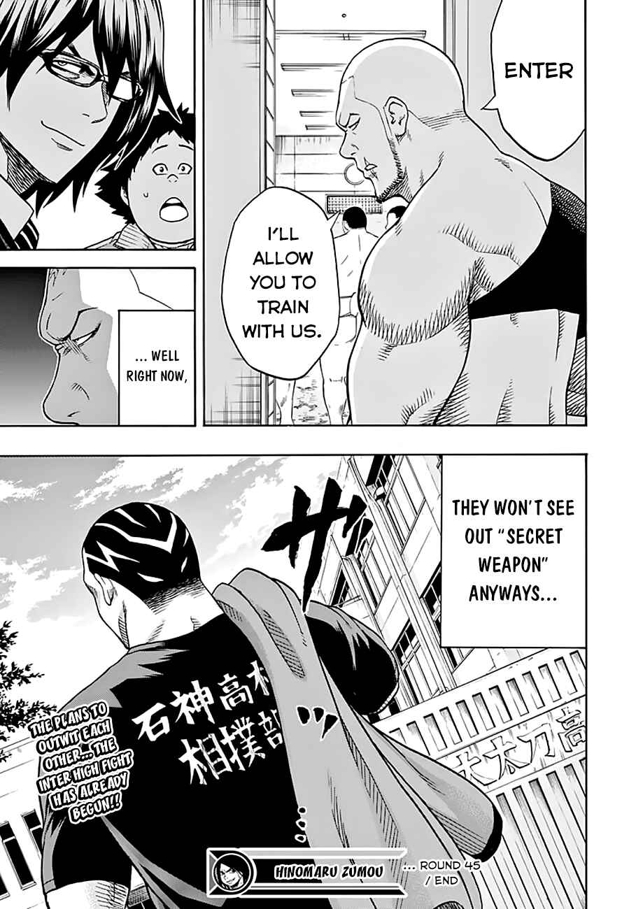 Page 19 Chapter 45 Hinomaru Sumo