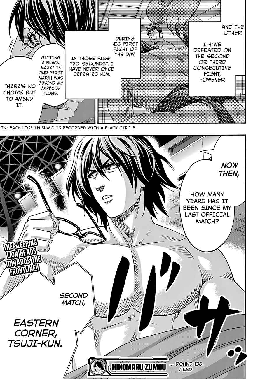 Page 17 Chapter 136 Hinomaru Sumo