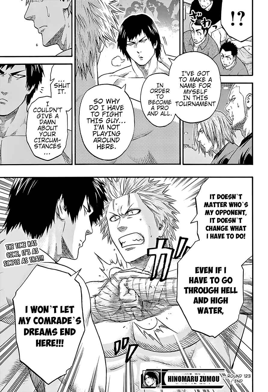 Page 20 Chapter 123 Hinomaru Sumo