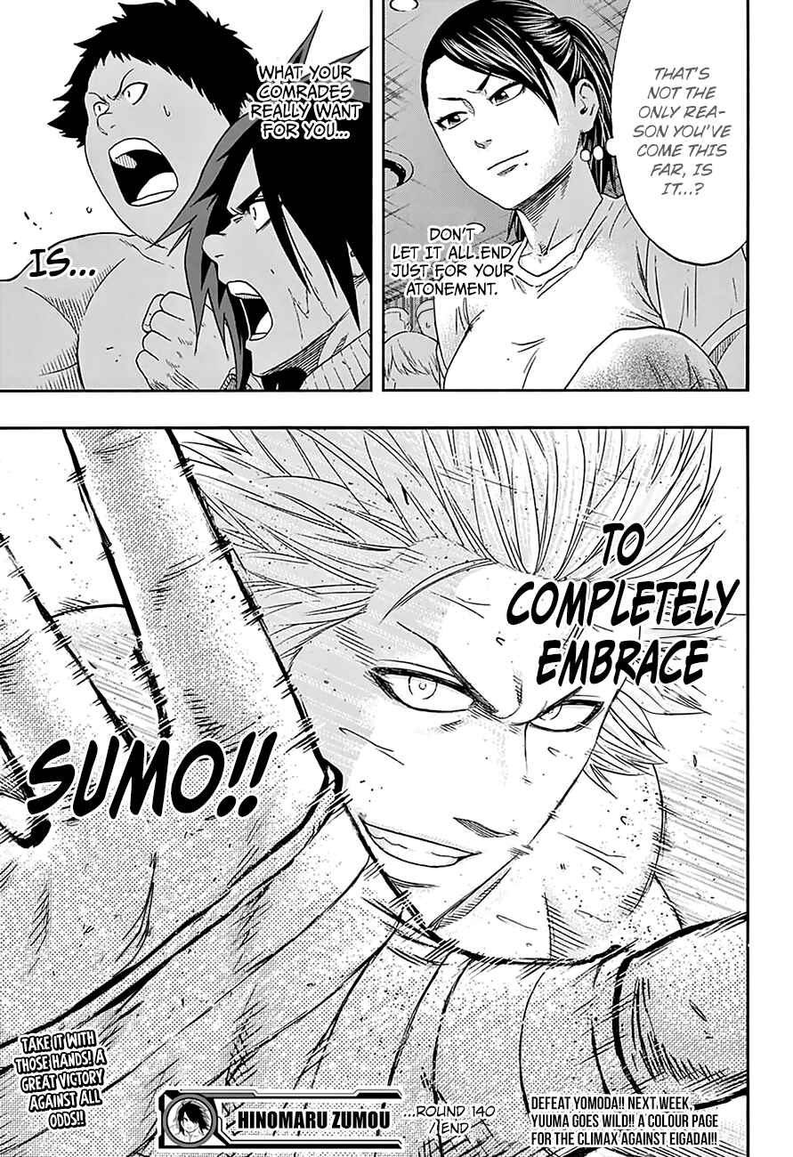 Page 20 Chapter 140 Hinomaru Sumo