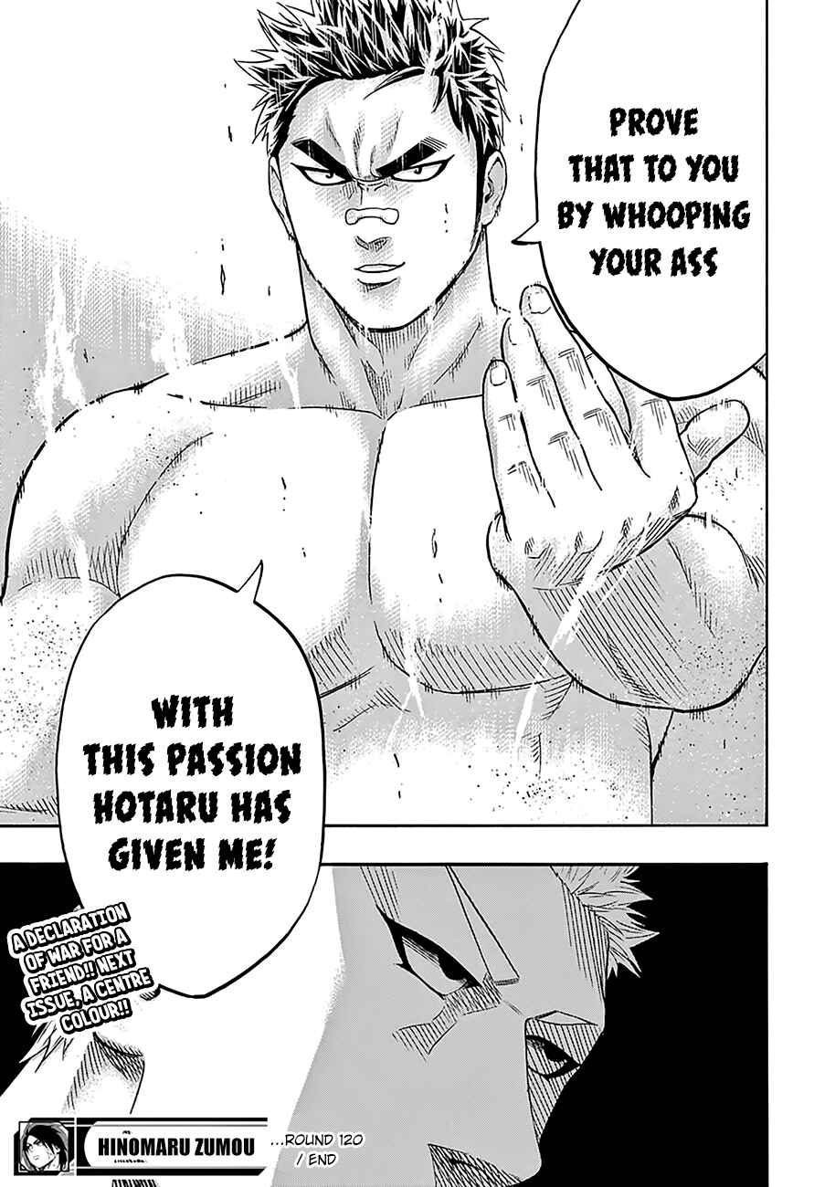 Page 20 Chapter 120 Hinomaru Sumo