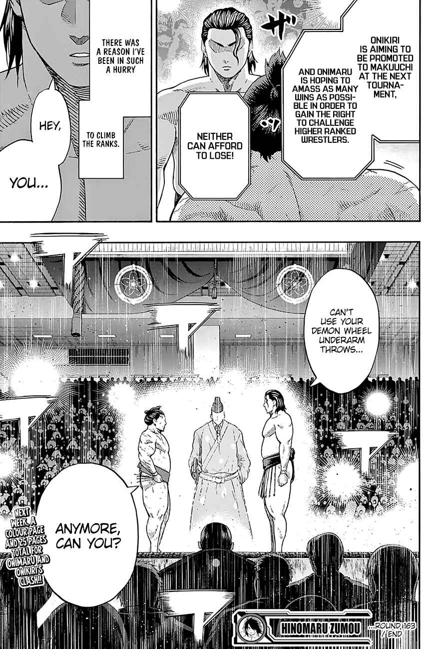 Page 19 Chapter 163 Hinomaru Sumo