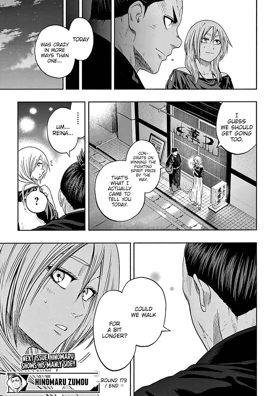 Page 20 Chapter 173 Hinomaru Sumo