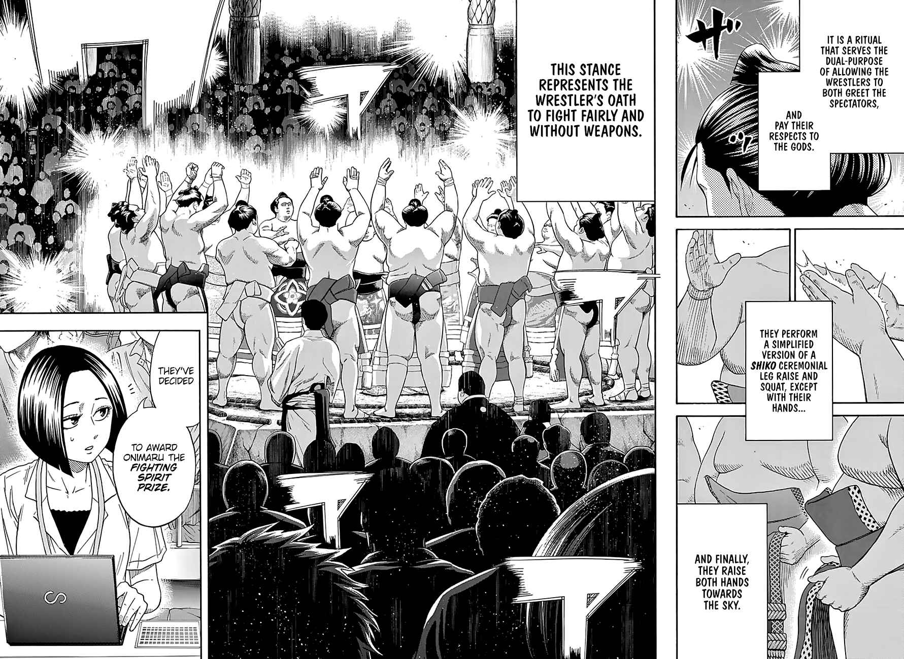 Page 3 Chapter 166 Hinomaru Sumo