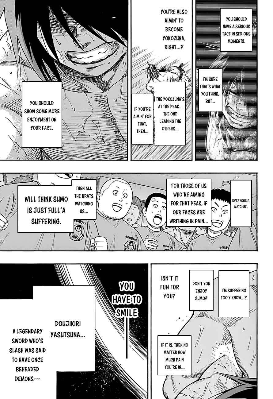 Page 13 Chapter 96 Hinomaru Sumo