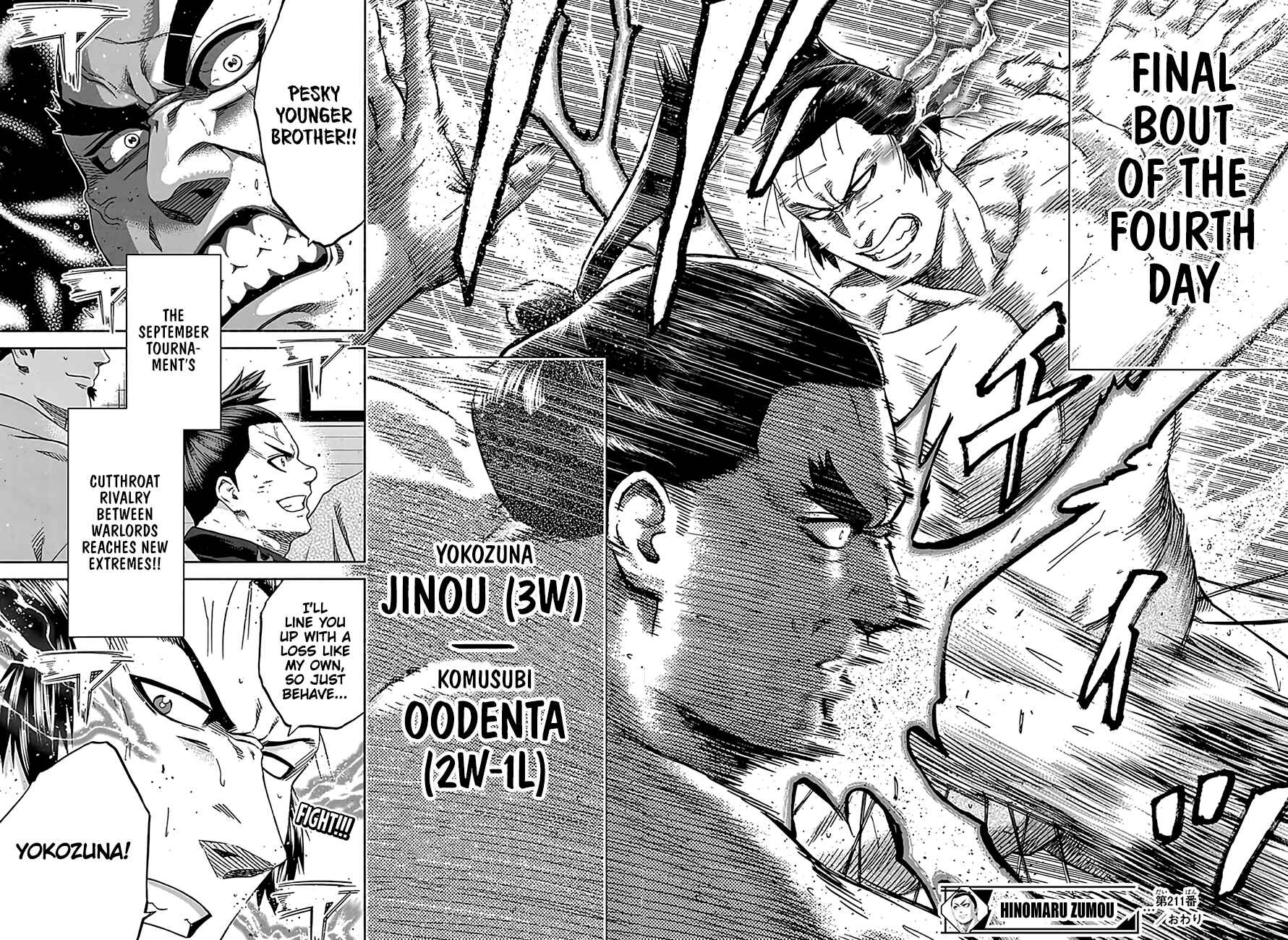 Page 21 Chapter 211 Hinomaru Sumo
