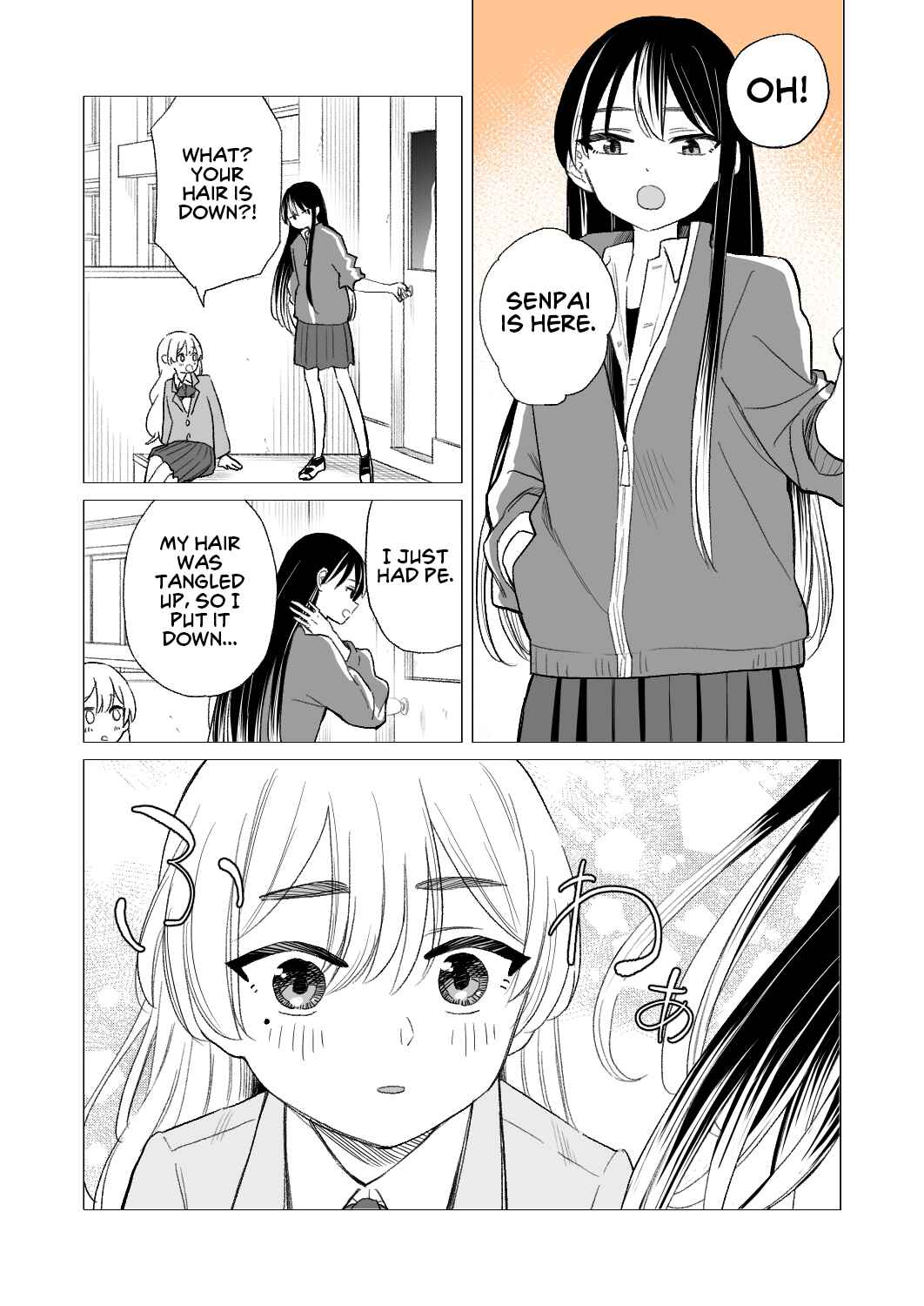 Page 1 Chapter 7 Nakimushi to Kokoa no Yuri