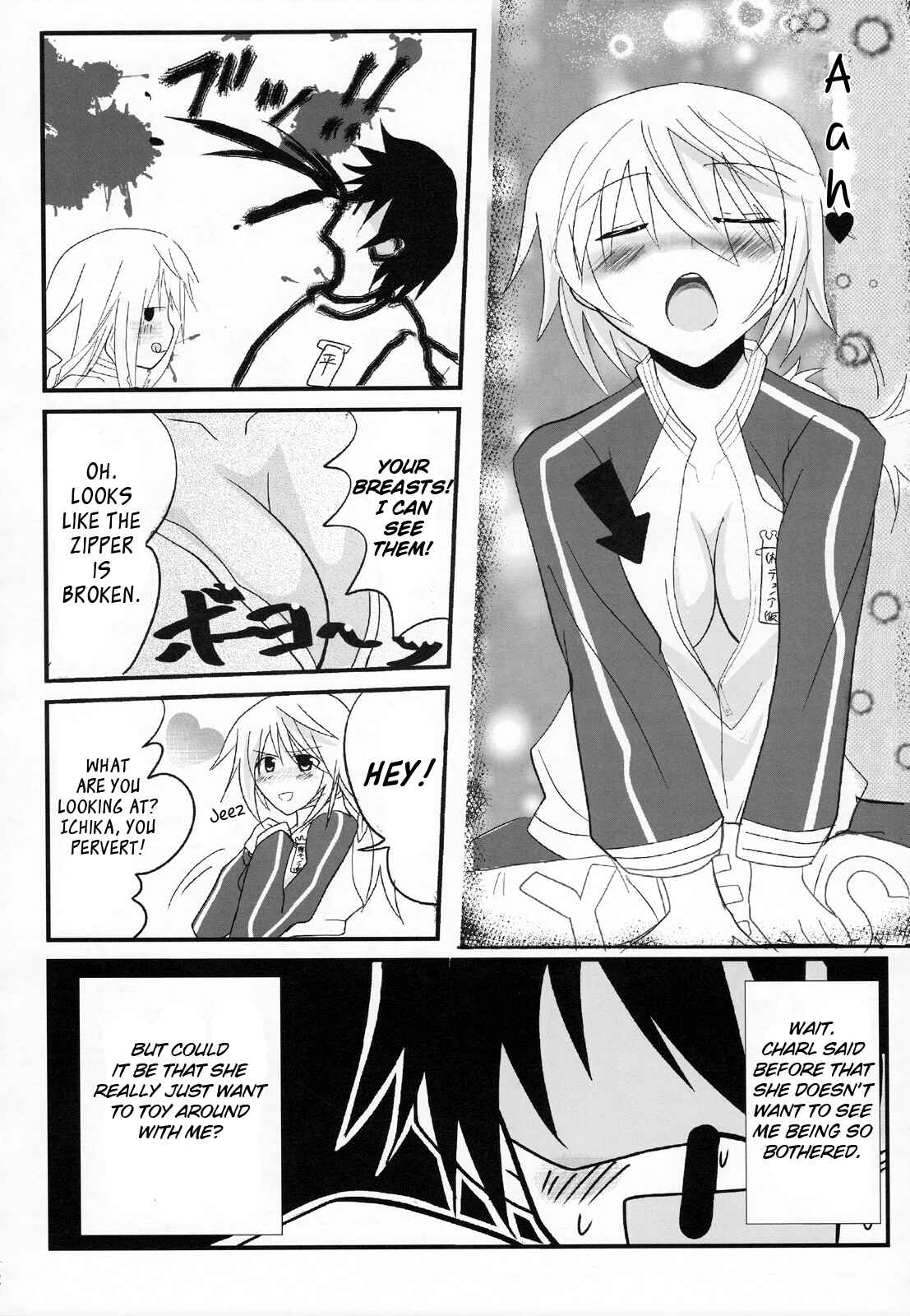 Page 13 Chapter Unknown_36ba Infinite Stratos - Dunois-sha (kari) ni Shuushoku Shitanda ga Ore wa Mou Dame kamo Shirenai. (Doujinshi)