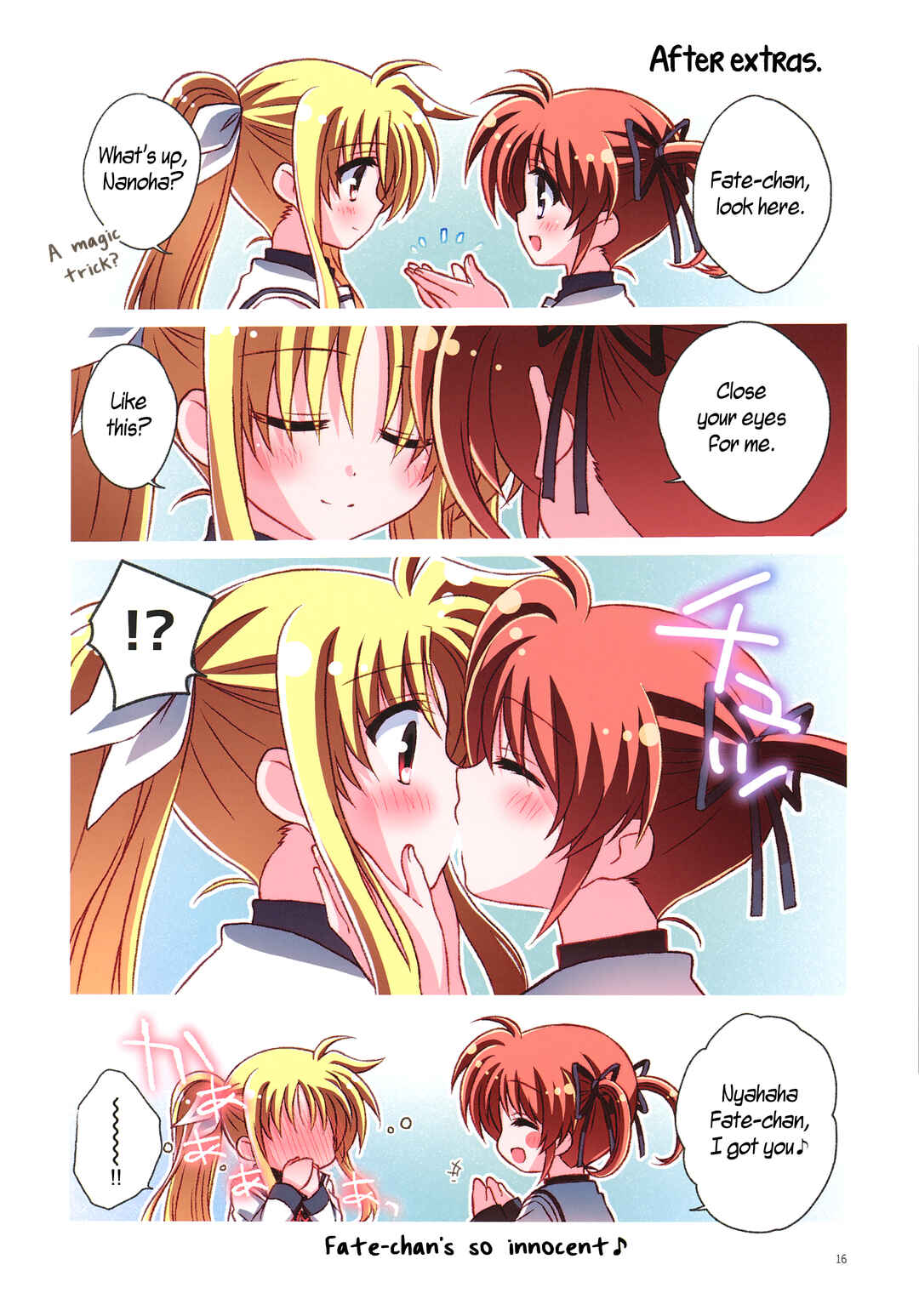 Page 16 Chapter Unknown_3746 Mahou Shoujo Lyrical Nanoha - NanoFei Netsu ni Ukasarete... (Doujinshi)