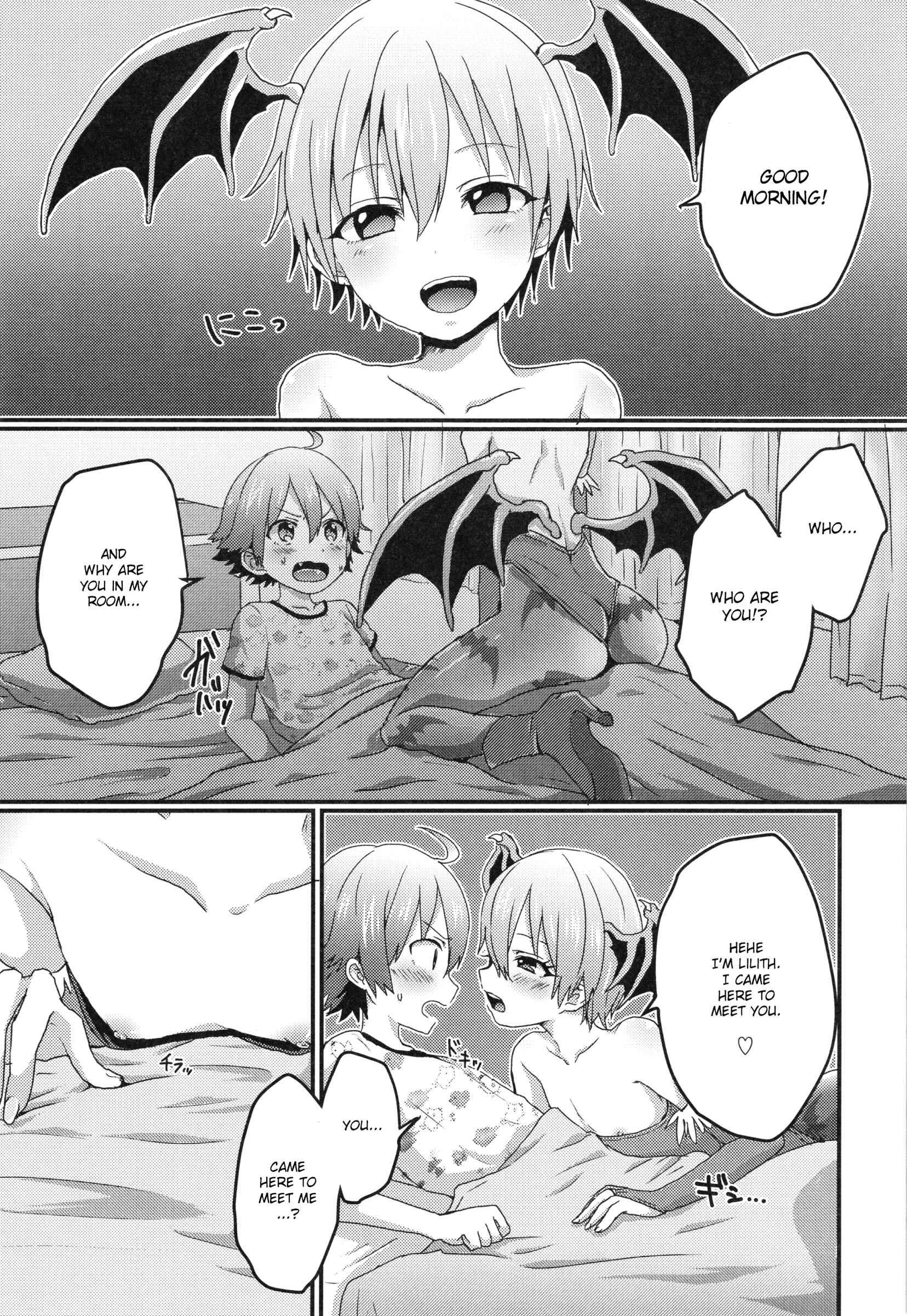 Page 6 Chapter Unknown_92a5 Darkstalkers - Lilith-kun to Nenneko Shimasho (Doujinshi)