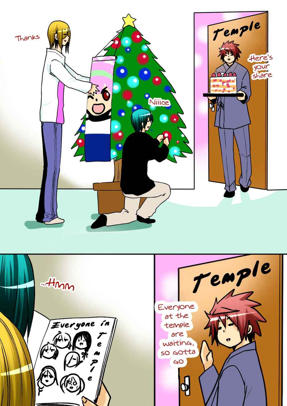 Page 1 Chapter 1 Grand Blue & TenPuru Christmas Specials
