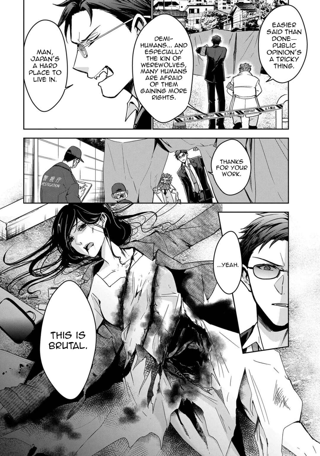 Page 10 Chapter 1 Keishichou Majuu Taisakushitsu – Oukami Keiji to Mezame no Kenja