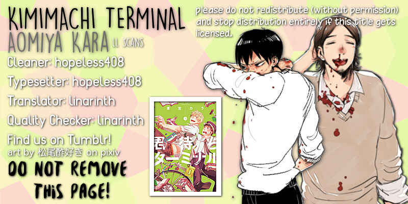 Page 1 Chapter 2 Kimimachi Terminal