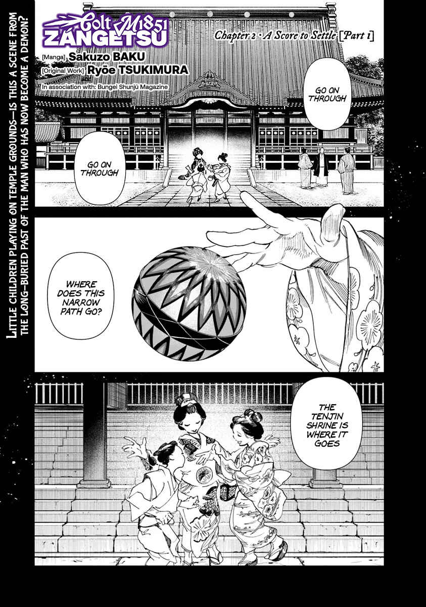 Page 1 Chapter 2.1 Colt M1851 Zangetsu