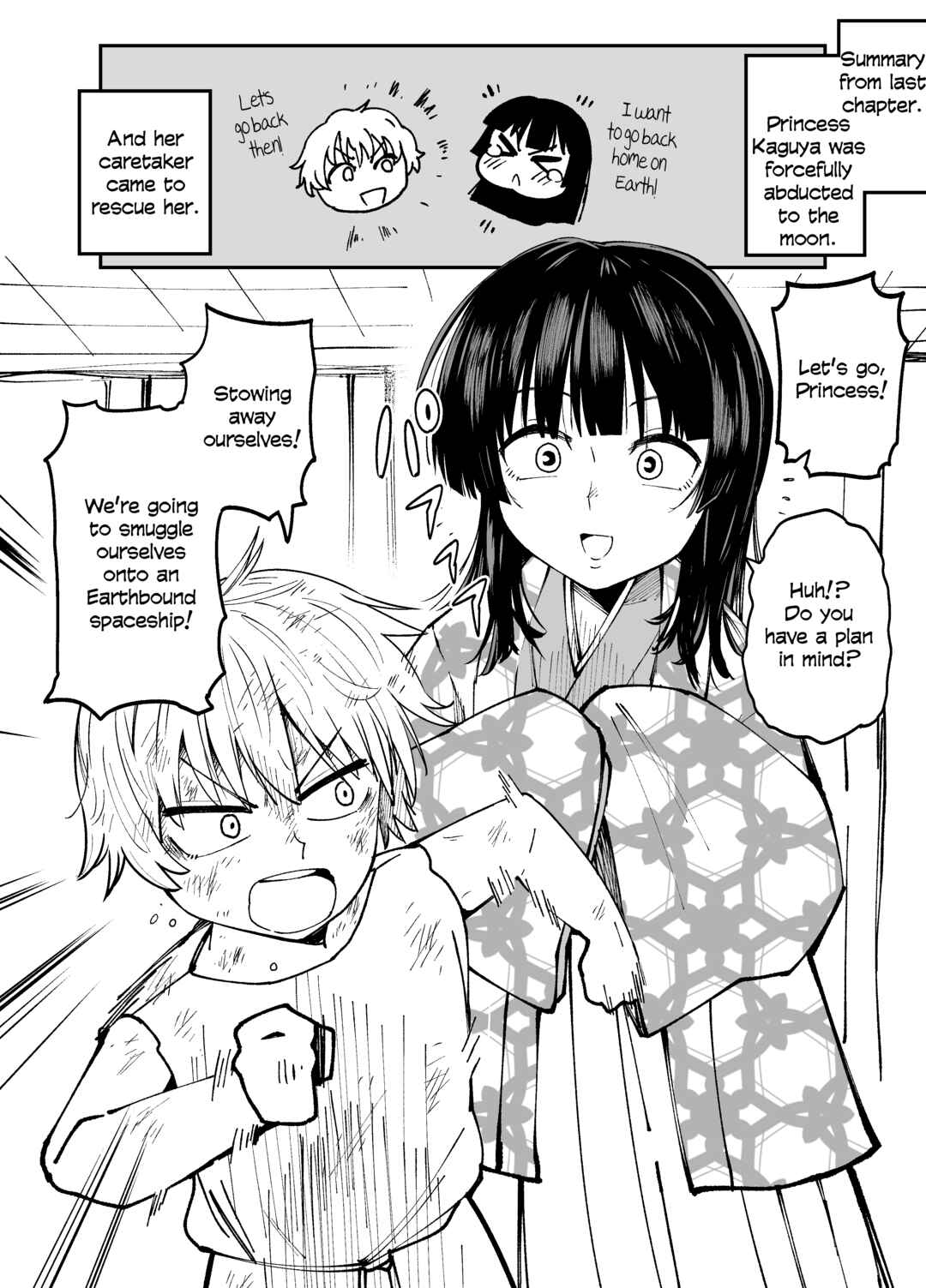 Page 1 Chapter 12 Princess Kaguya Will Return to the Moon in 10 Days