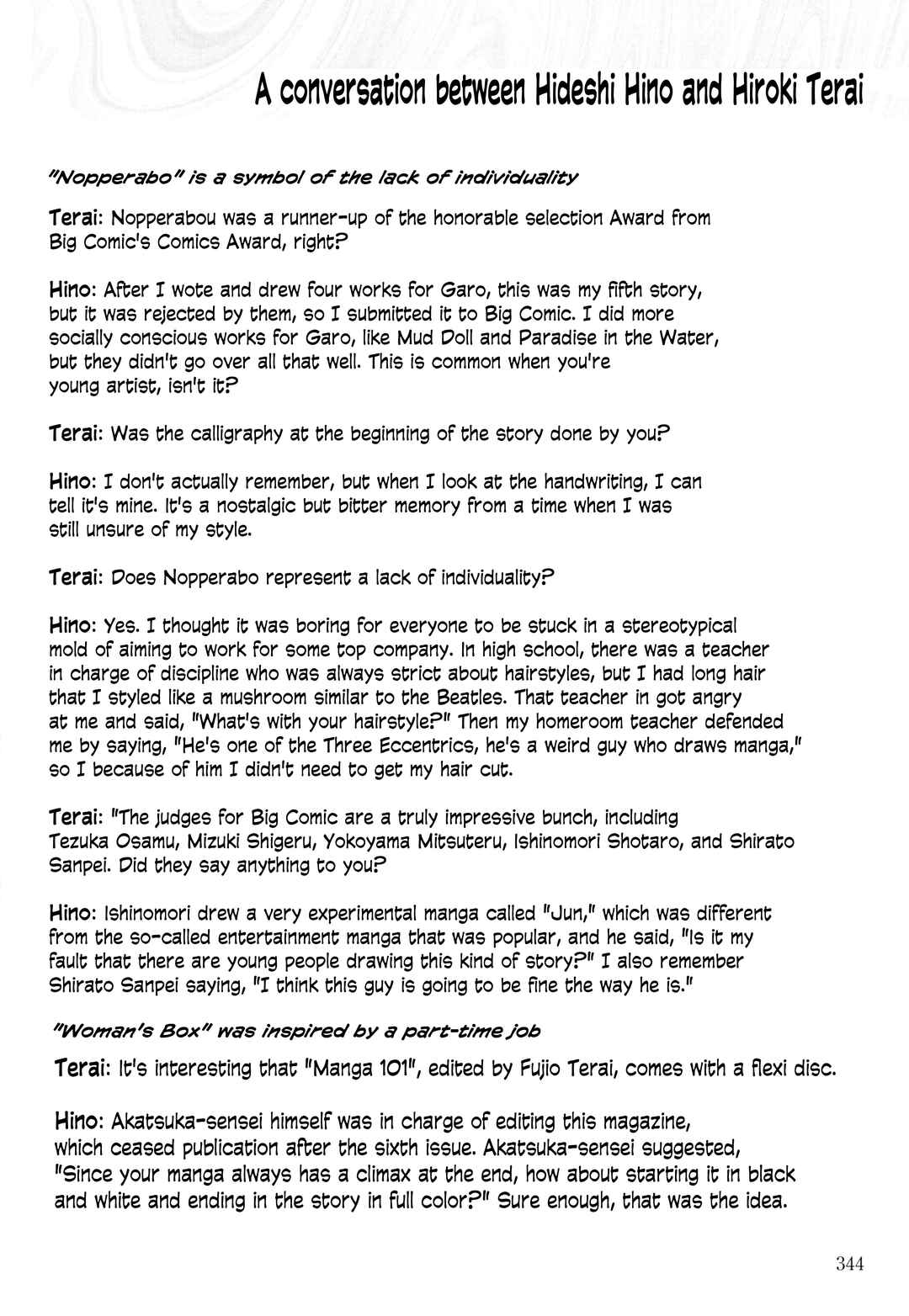 Page 25 Chapter 13 The Hideshi Hino You Dont Know - Bizarre Manga Collection