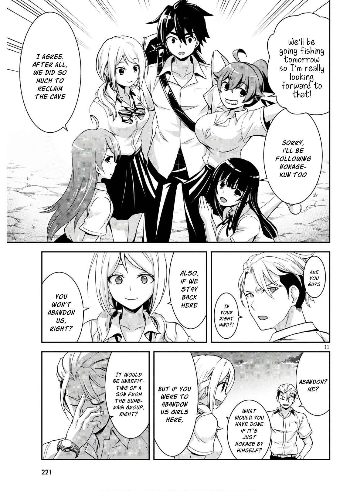 Page 12 Chapter 3 Isekai Yurutto Survival Seikatsu ~Gakkou no Minna to Isekai no Mujintou ni Tenishitakedo Ore Dake Rakushou desu~