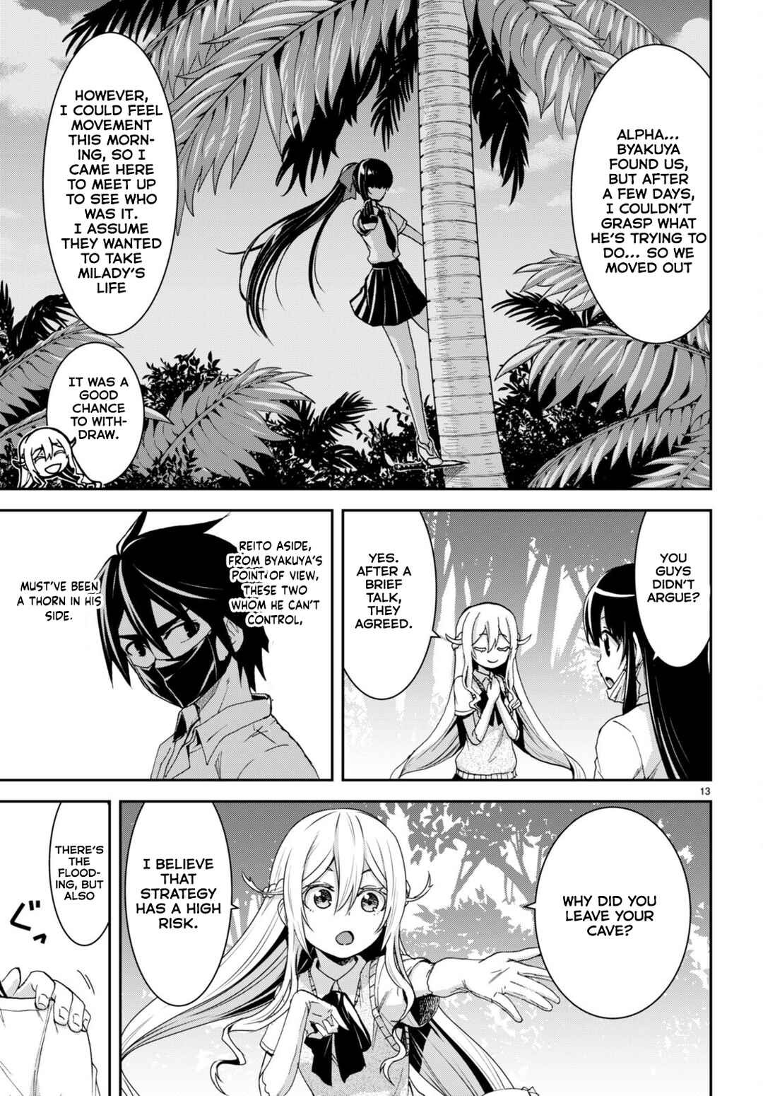 Page 14 Chapter 16 Isekai Yurutto Survival Seikatsu ~Gakkou no Minna to Isekai no Mujintou ni Tenishitakedo Ore Dake Rakushou desu~