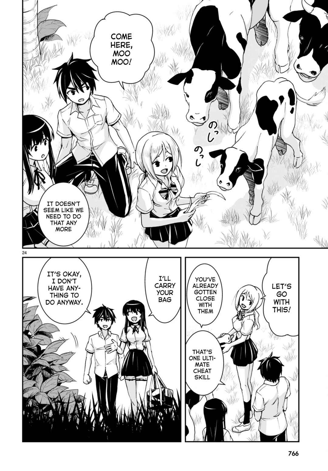 Page 25 Chapter 21 Isekai Yurutto Survival Seikatsu ~Gakkou no Minna to Isekai no Mujintou ni Tenishitakedo Ore Dake Rakushou desu~
